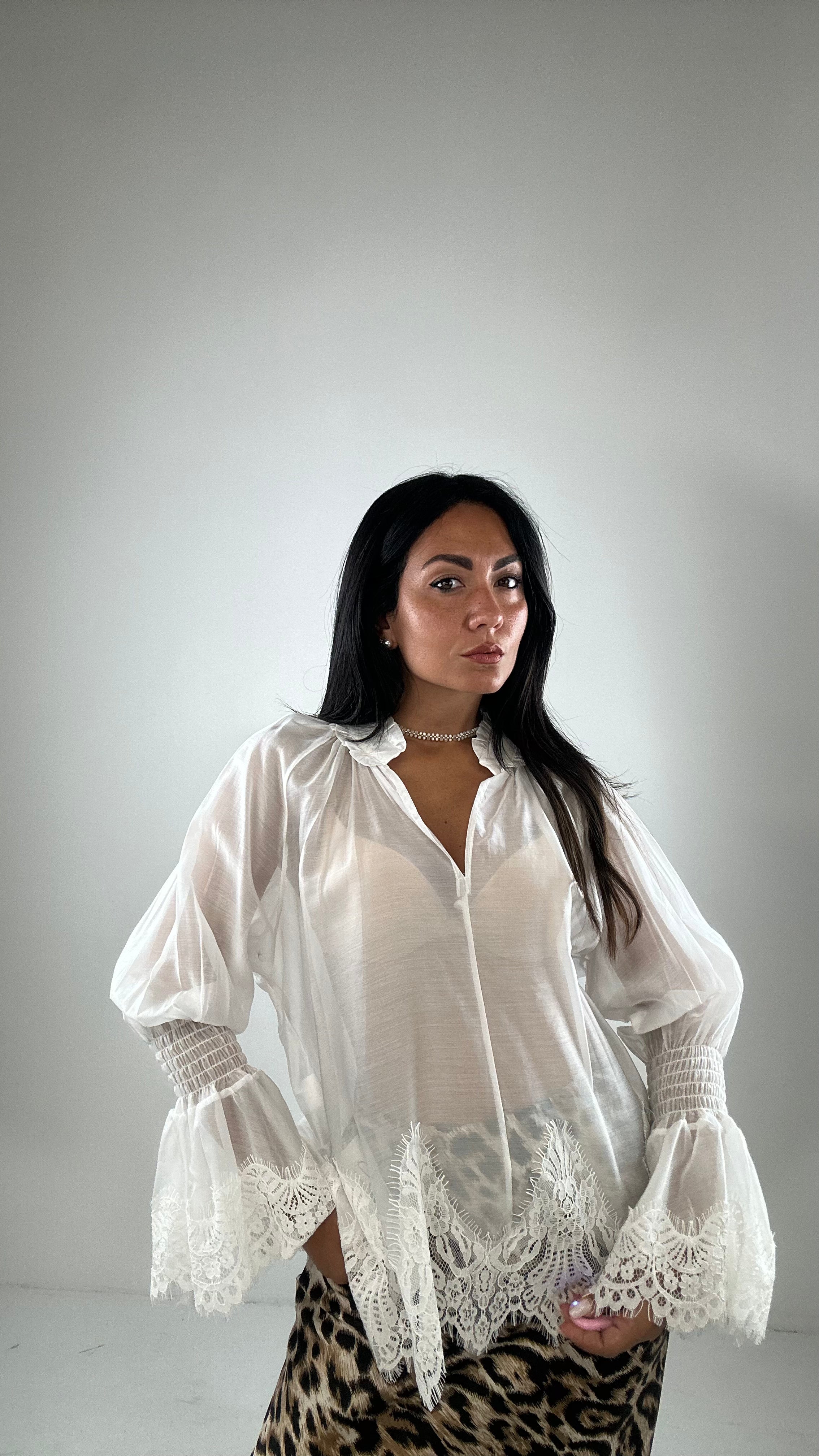Camicia SISSI - BIANCO