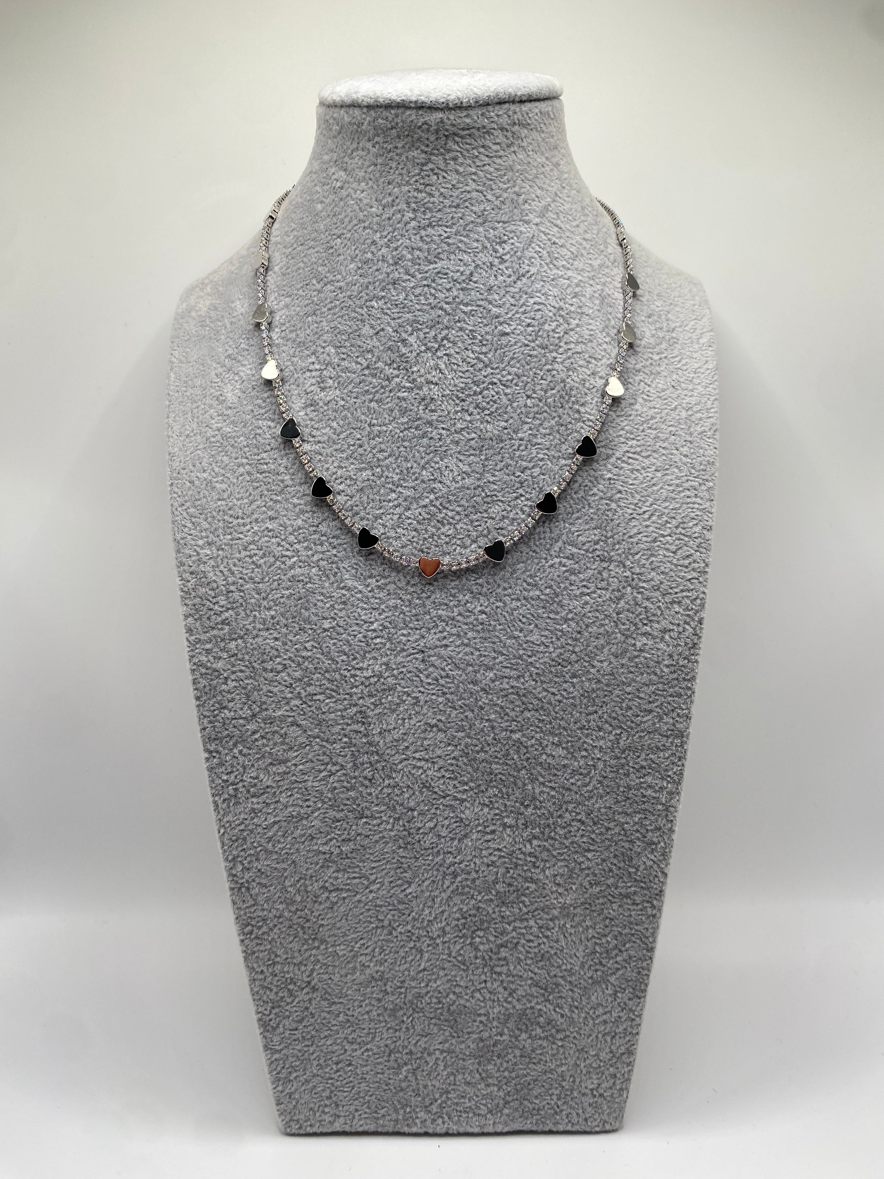 COLLANA CUORICINI MINI - ARGENTO