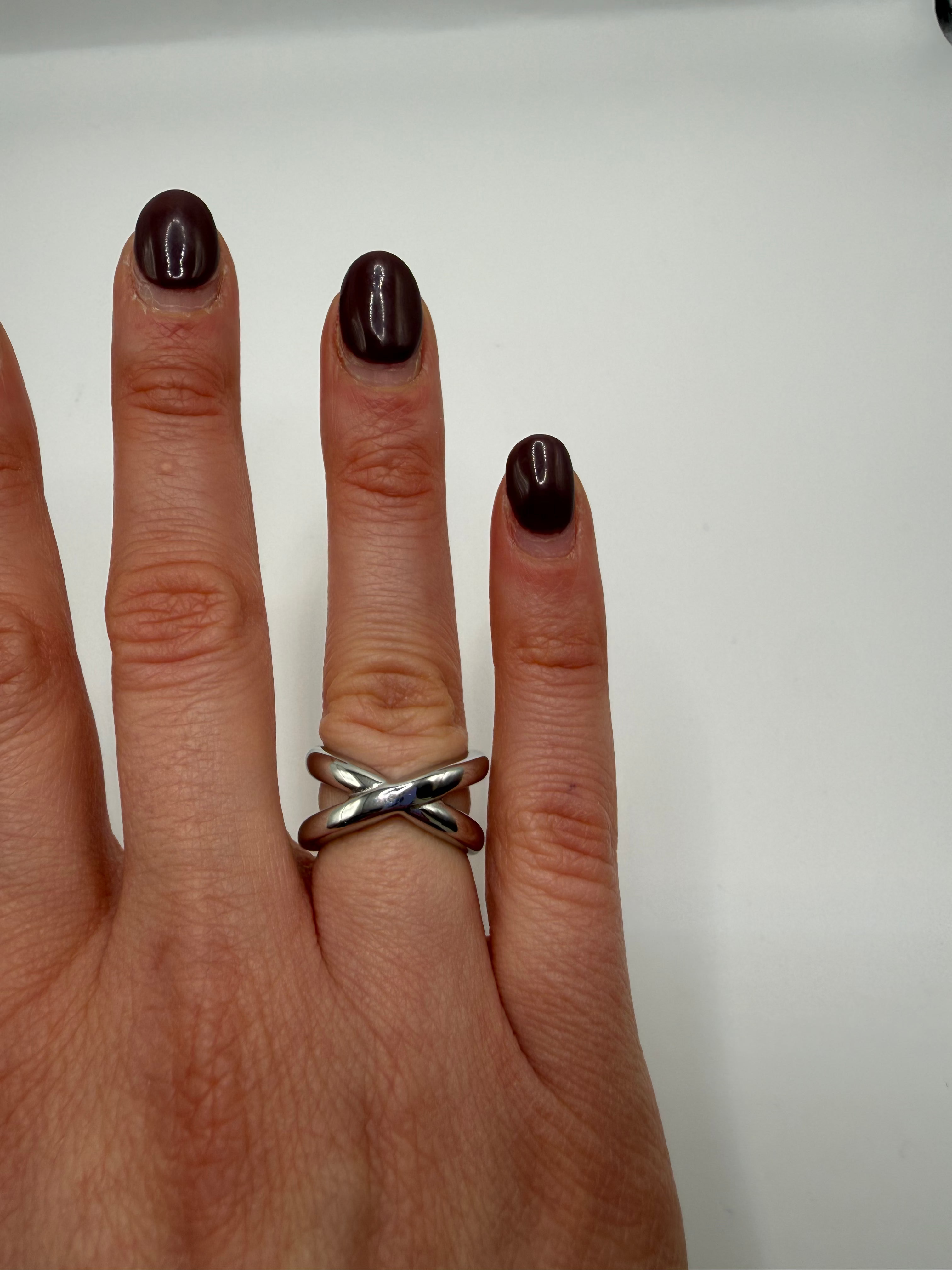 Anello U - ARGENTO