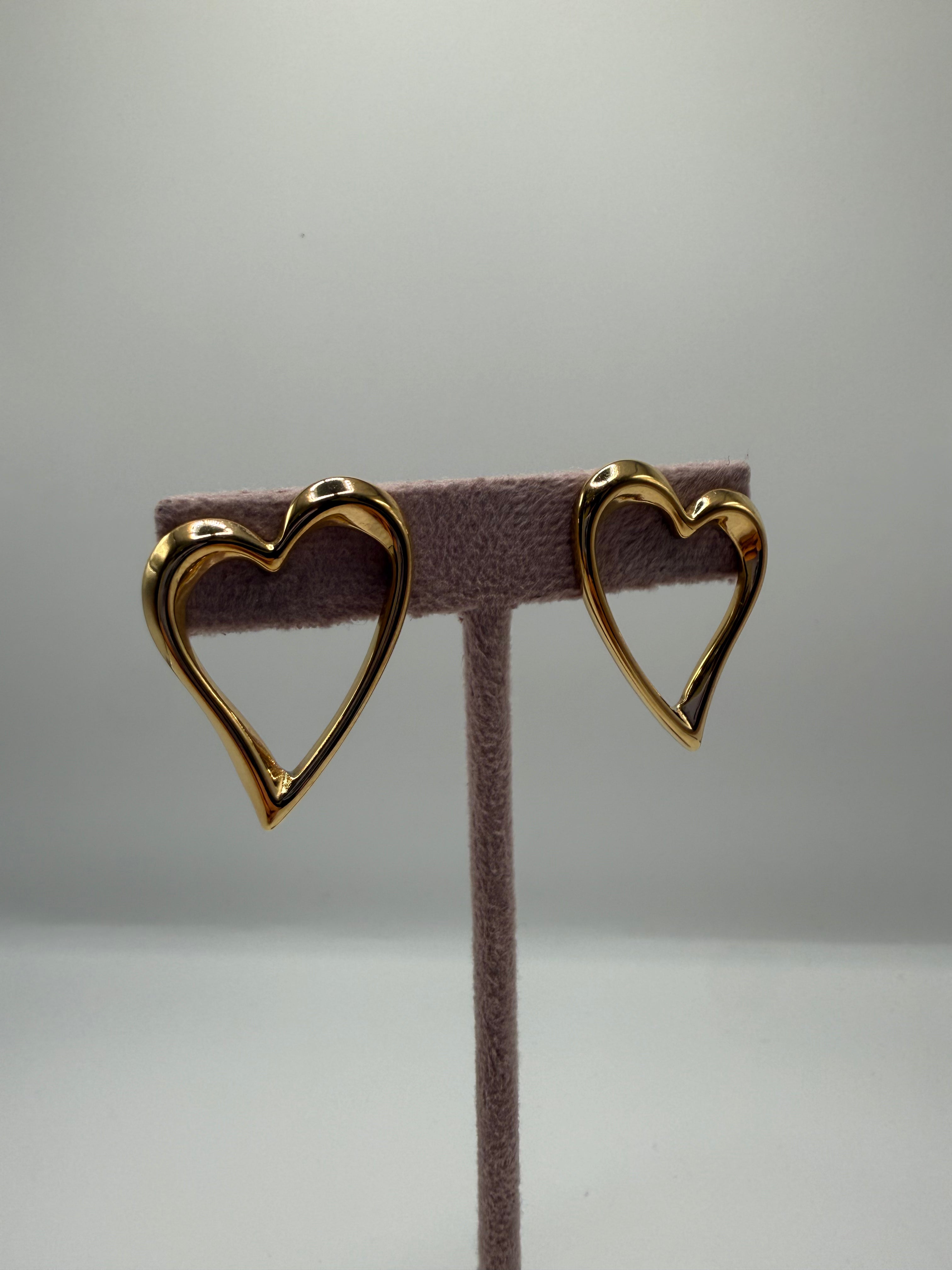 Orecchino MINI FORMA CUORE - ORO