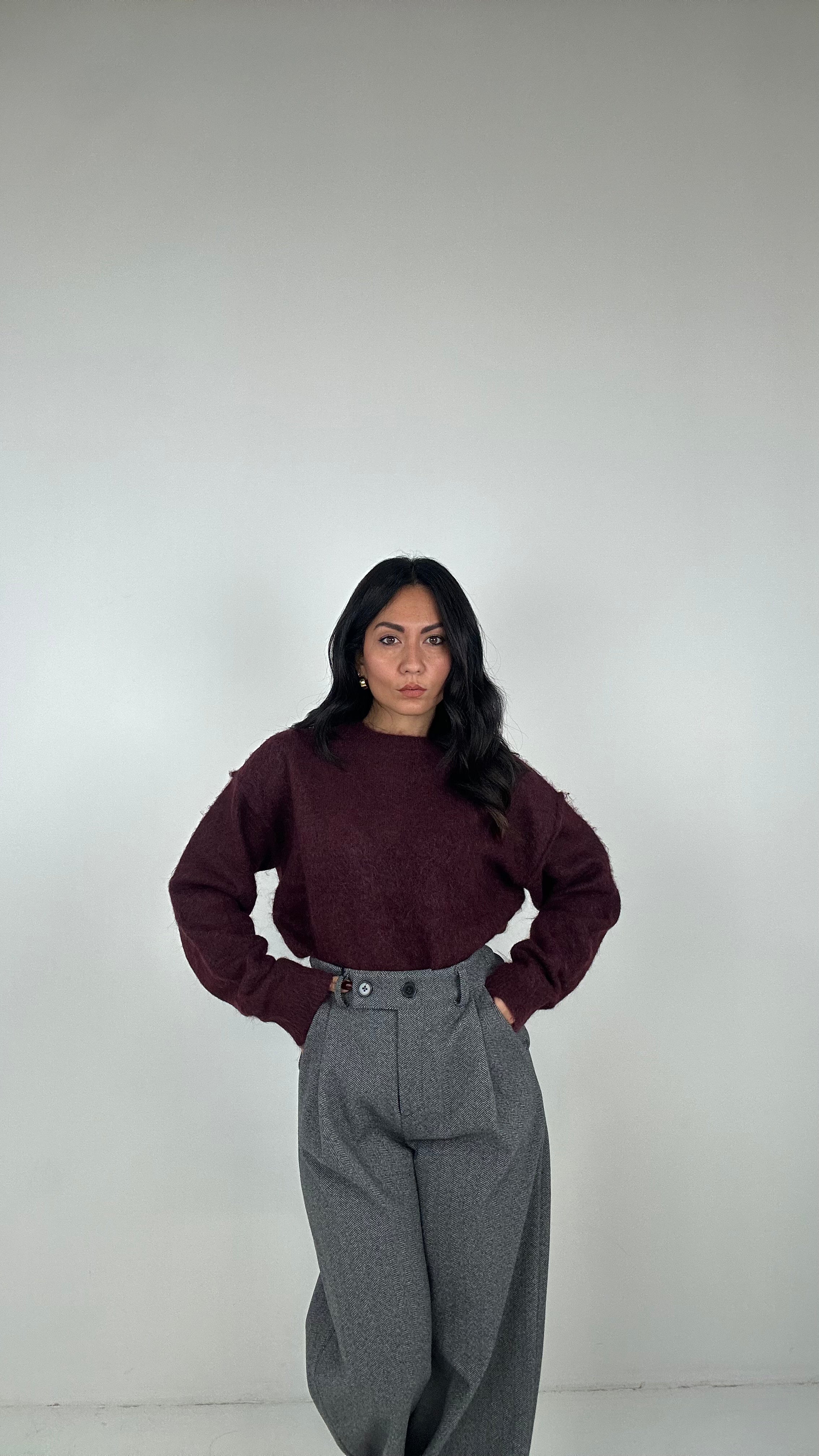 Pantalone PESANTE GESSATO - GRIGIO
