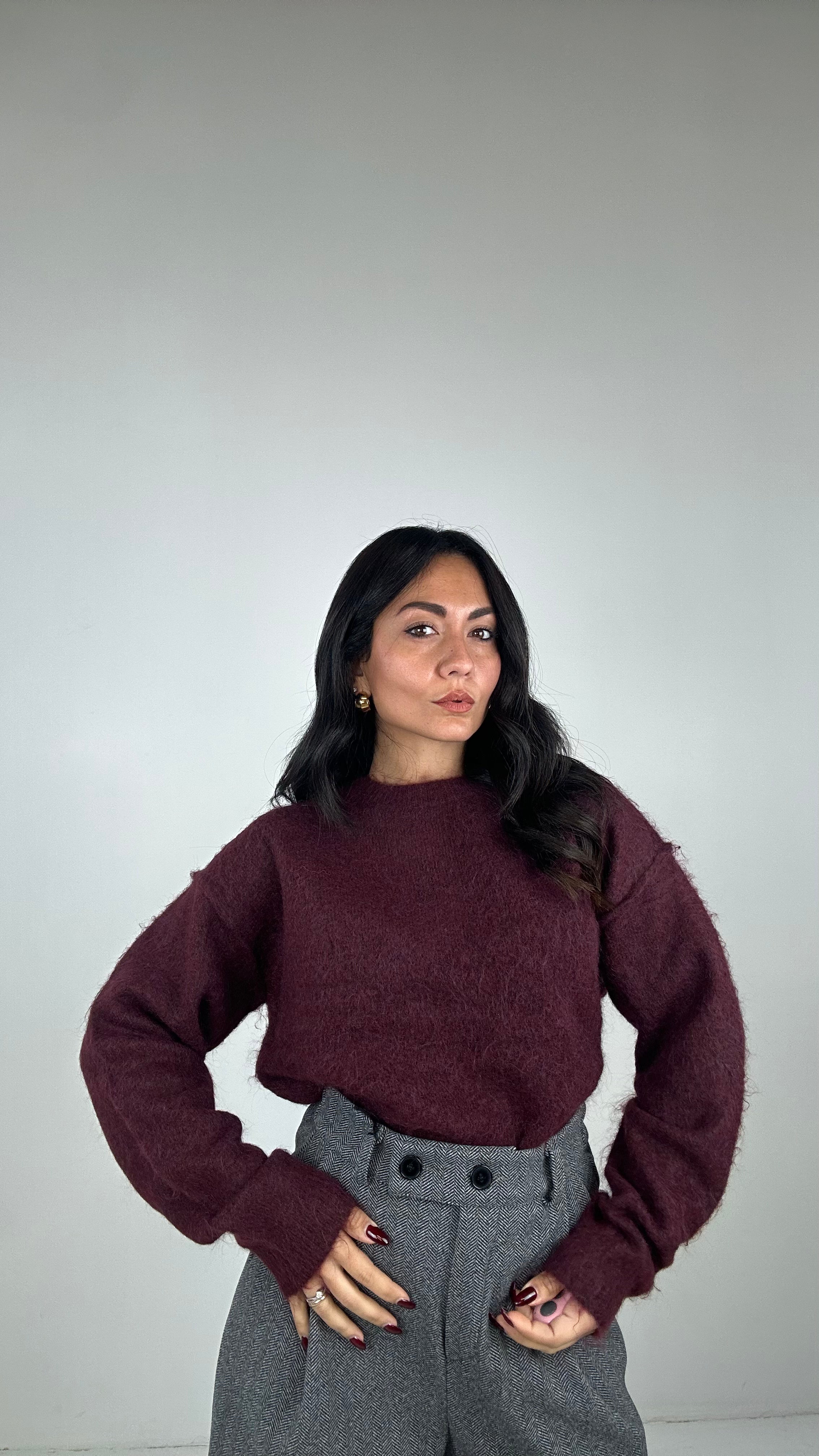 Pull MORBIDO WINTER - BORDEAUX