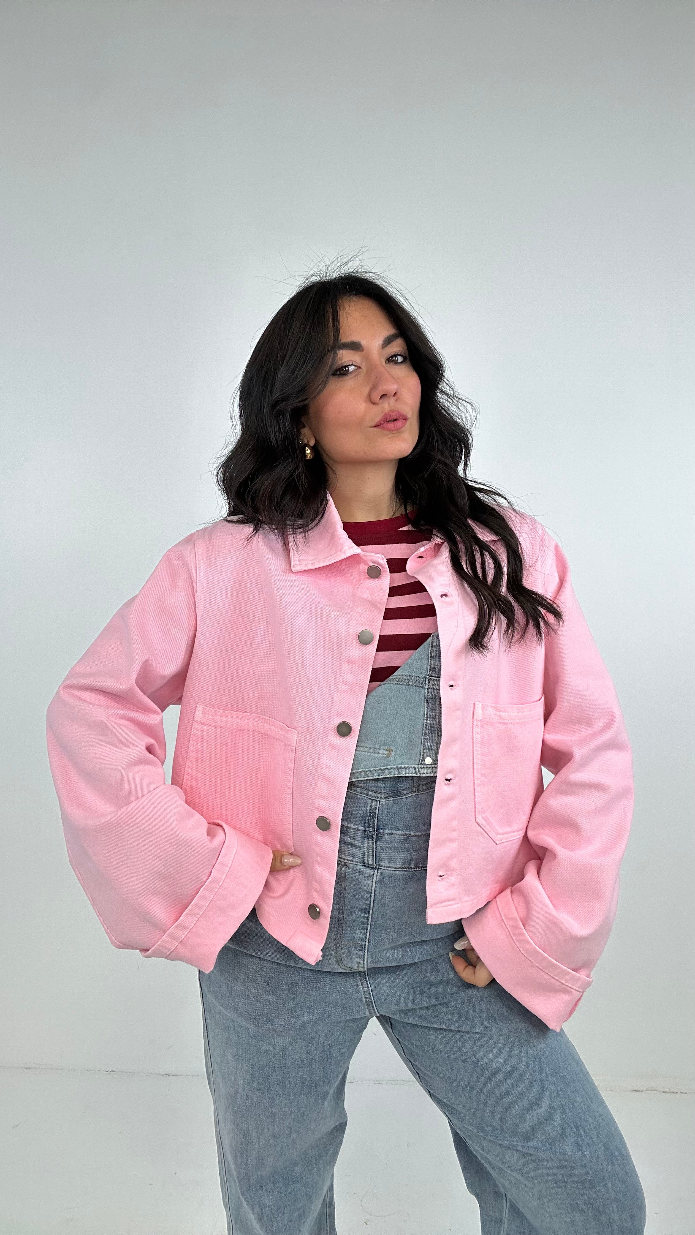 Giubbino DENIM PINK - ROSA