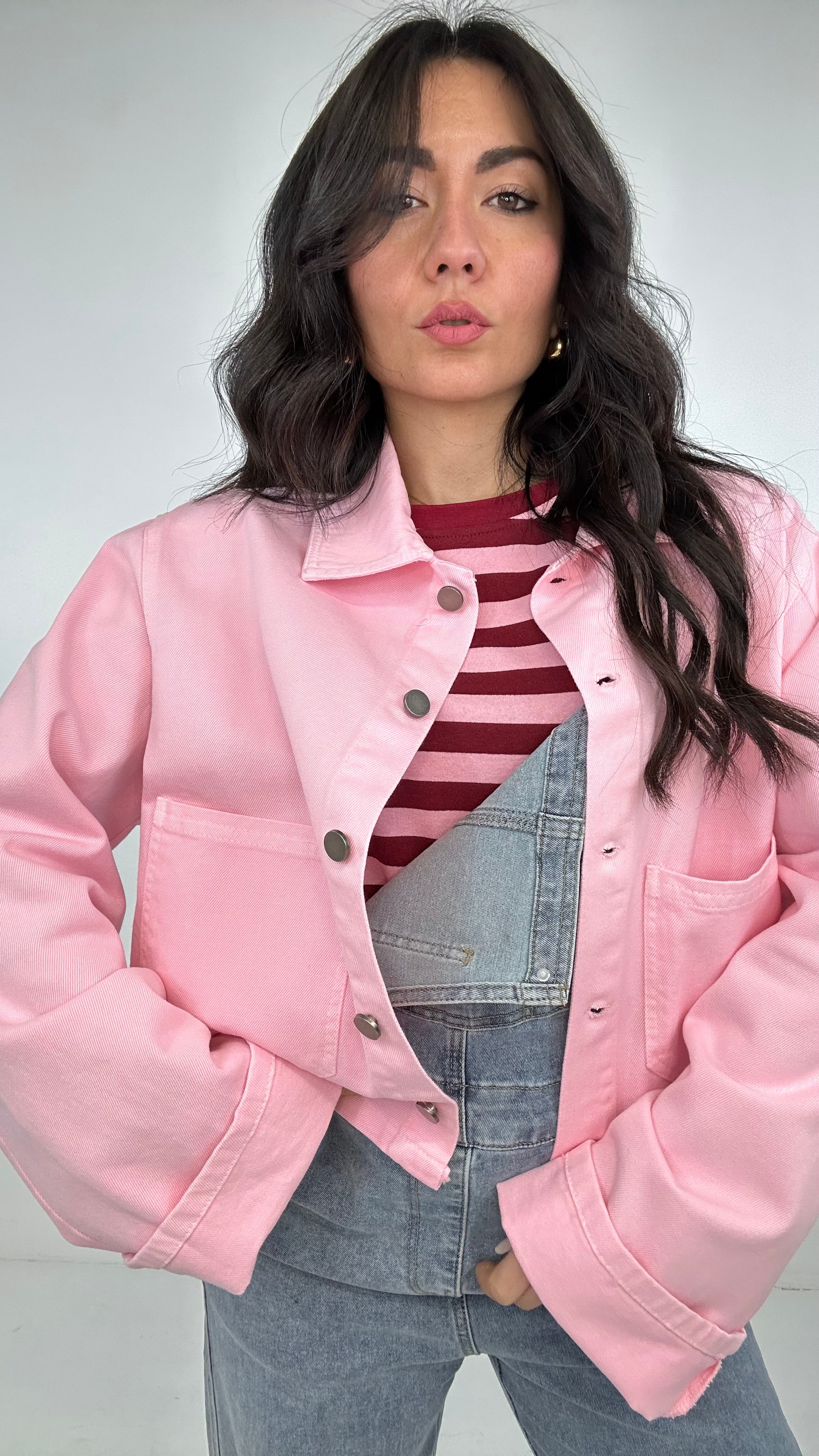 Giubbino DENIM PINK - ROSA