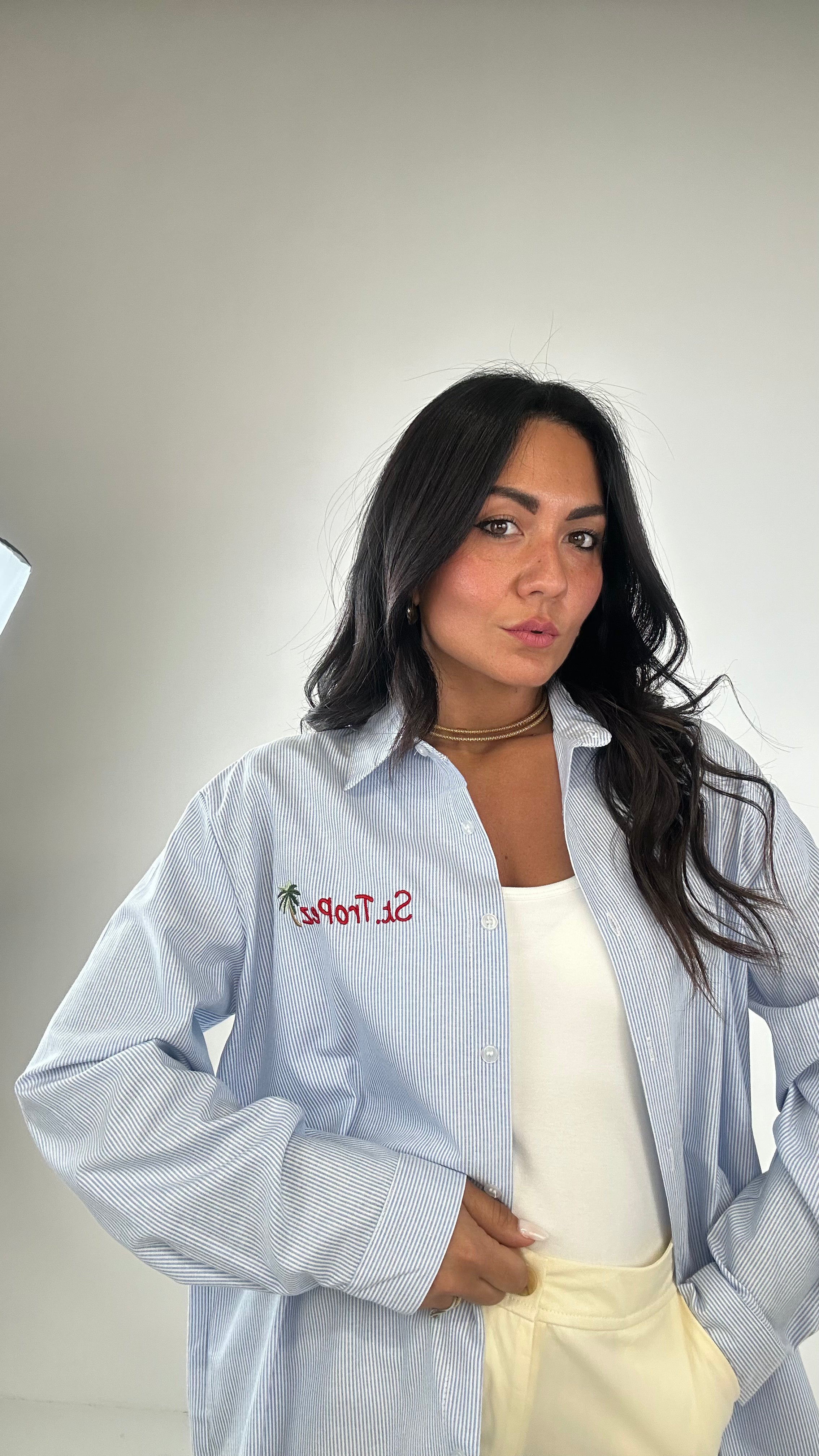 Camicia SAINT TROPEZ - CELESTE