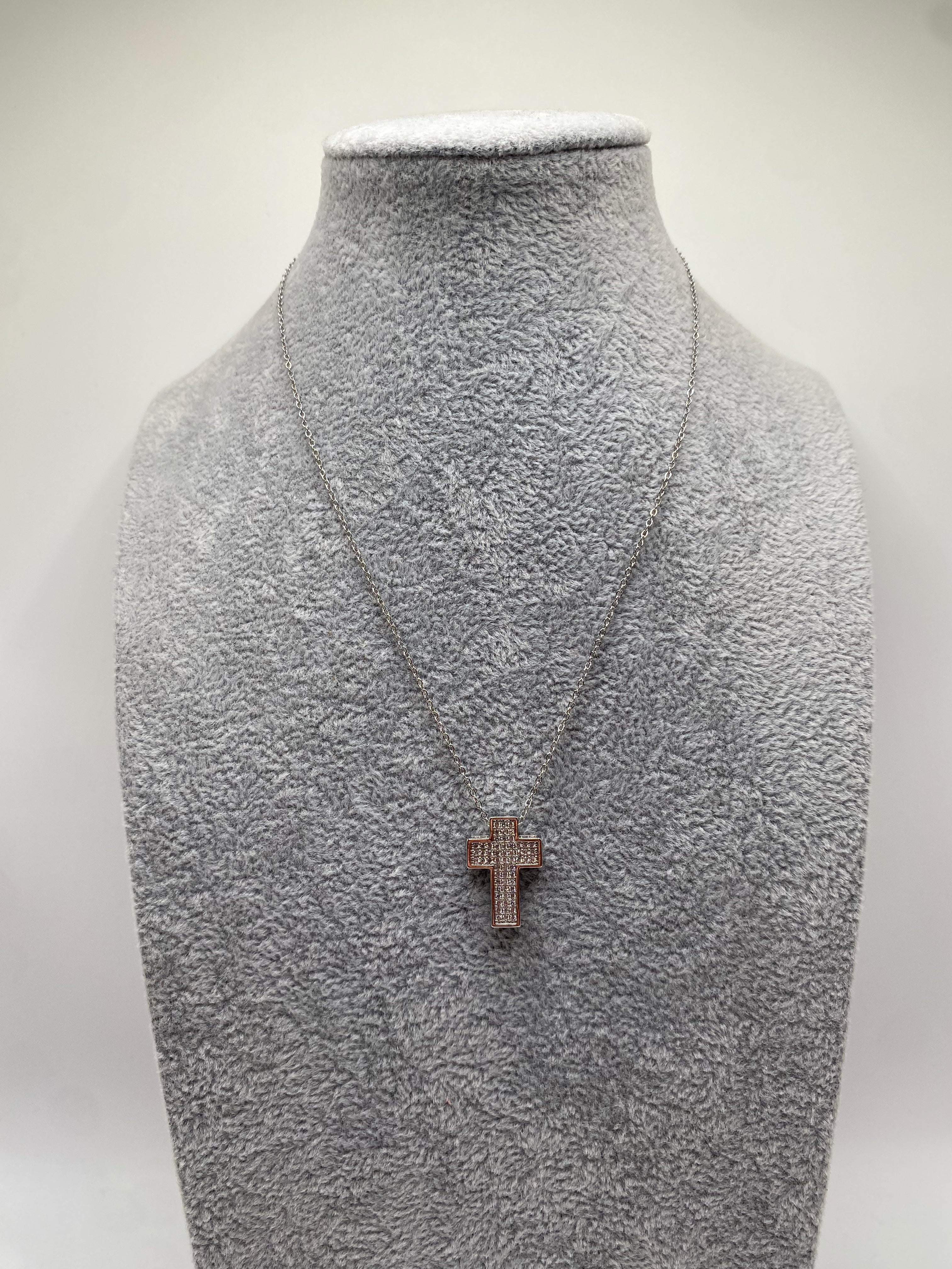 Collana CROCE BRIL - ARGENTO