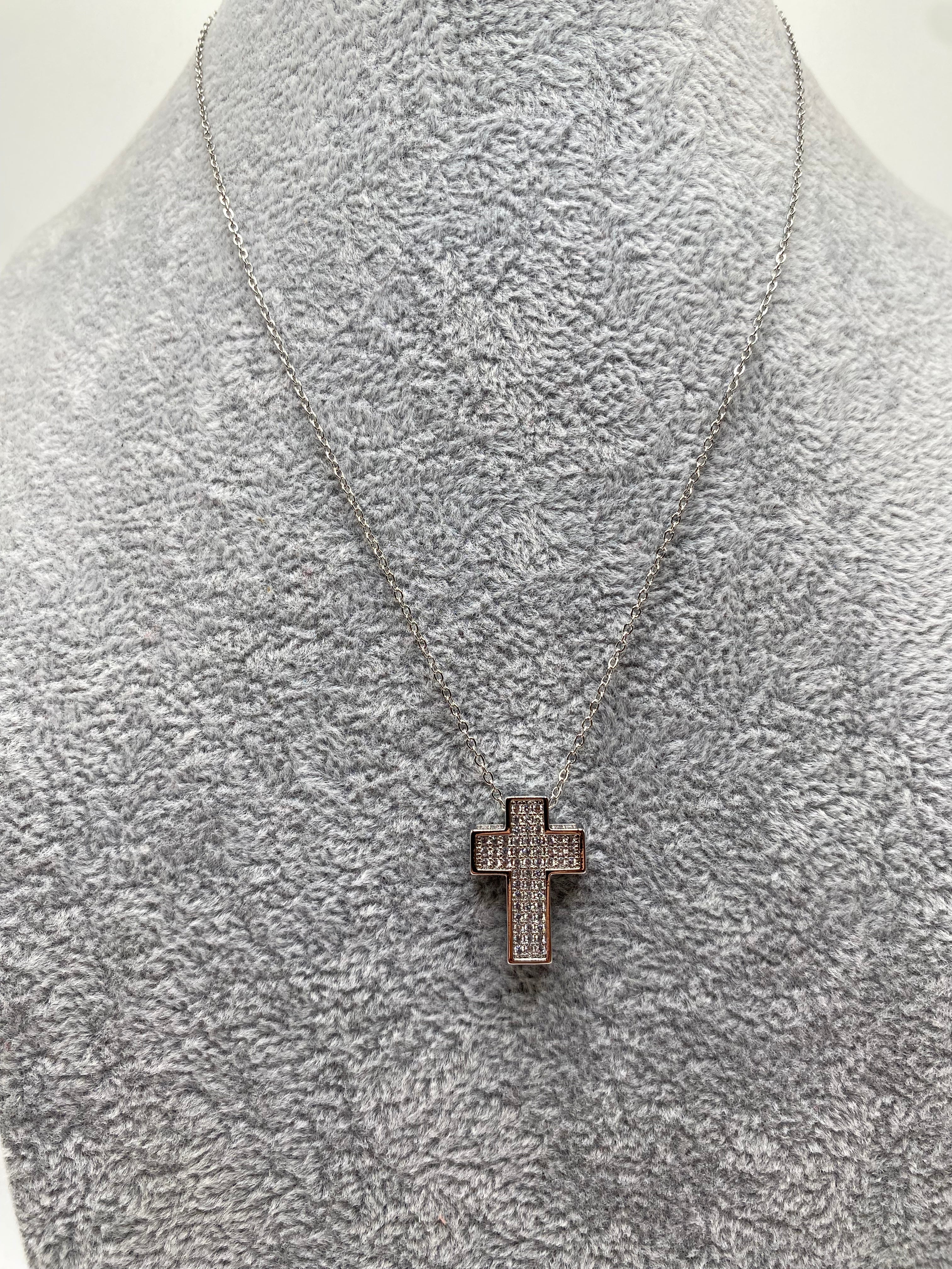 Collana CROCE BRIL - ARGENTO