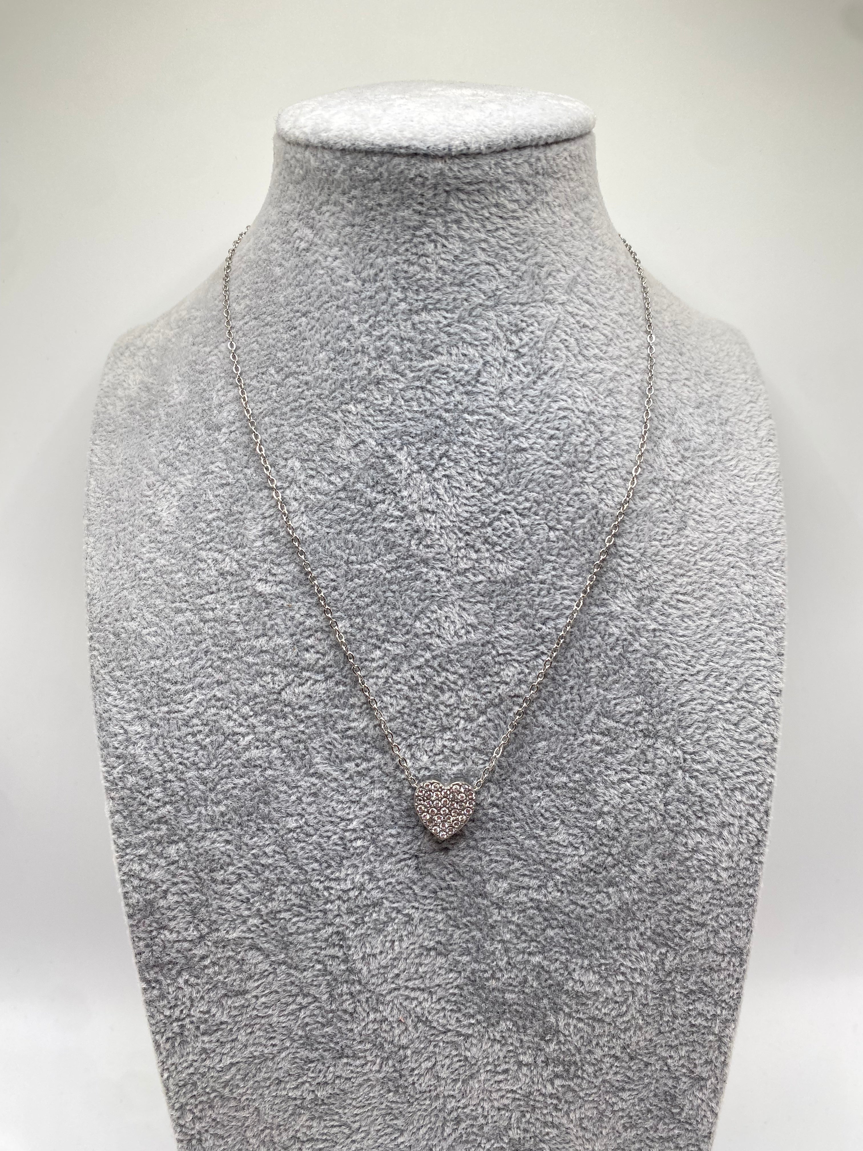 Collana MINI CUORE - ARGENTO