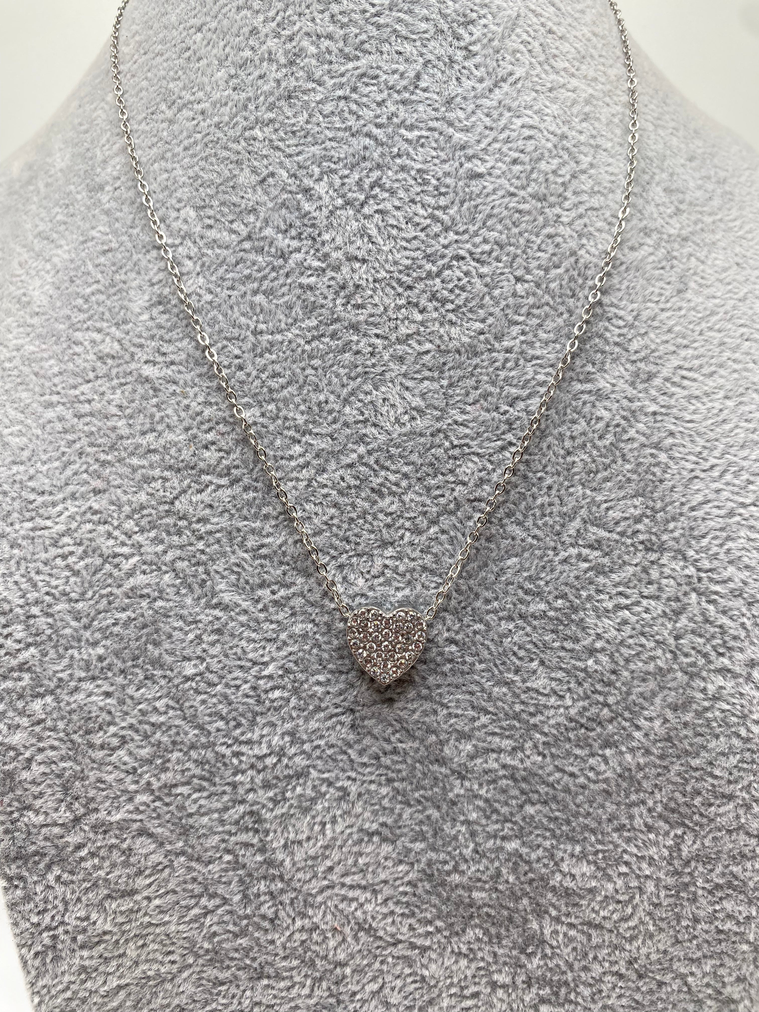 Collana MINI CUORE - ARGENTO
