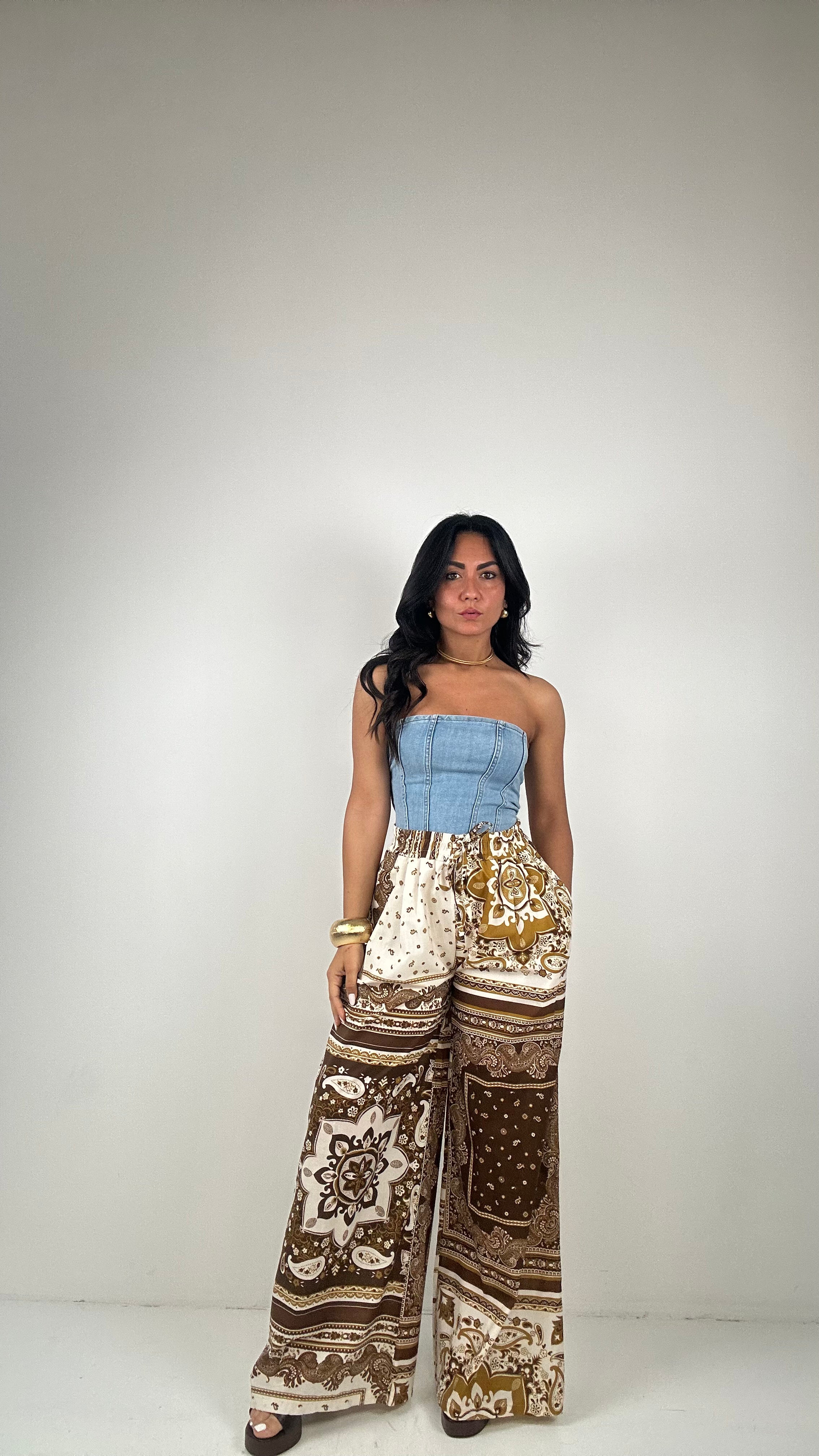 Pantalone FANTASY - MARRONE