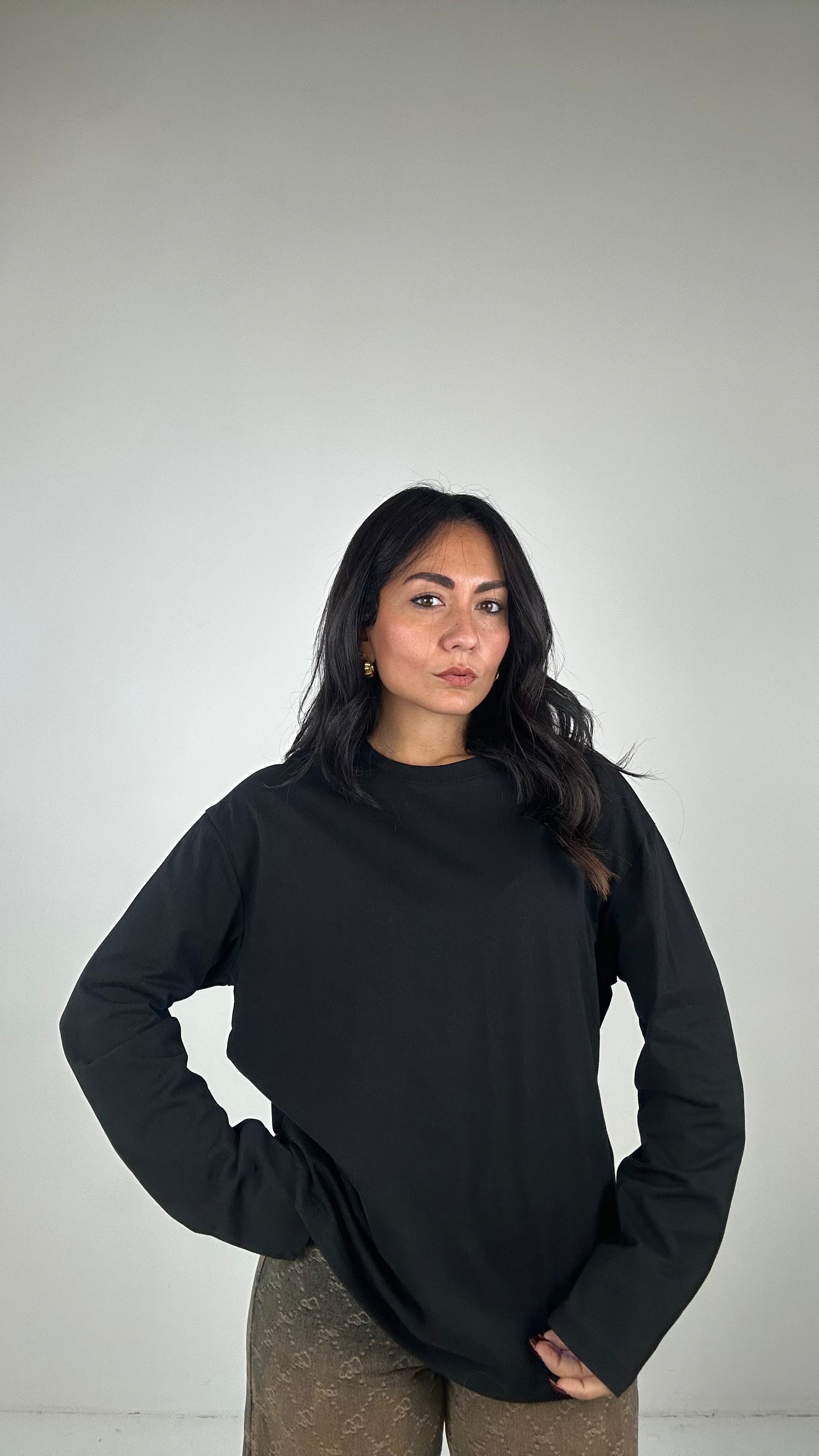 Maglia BASIC OVER - NERO
