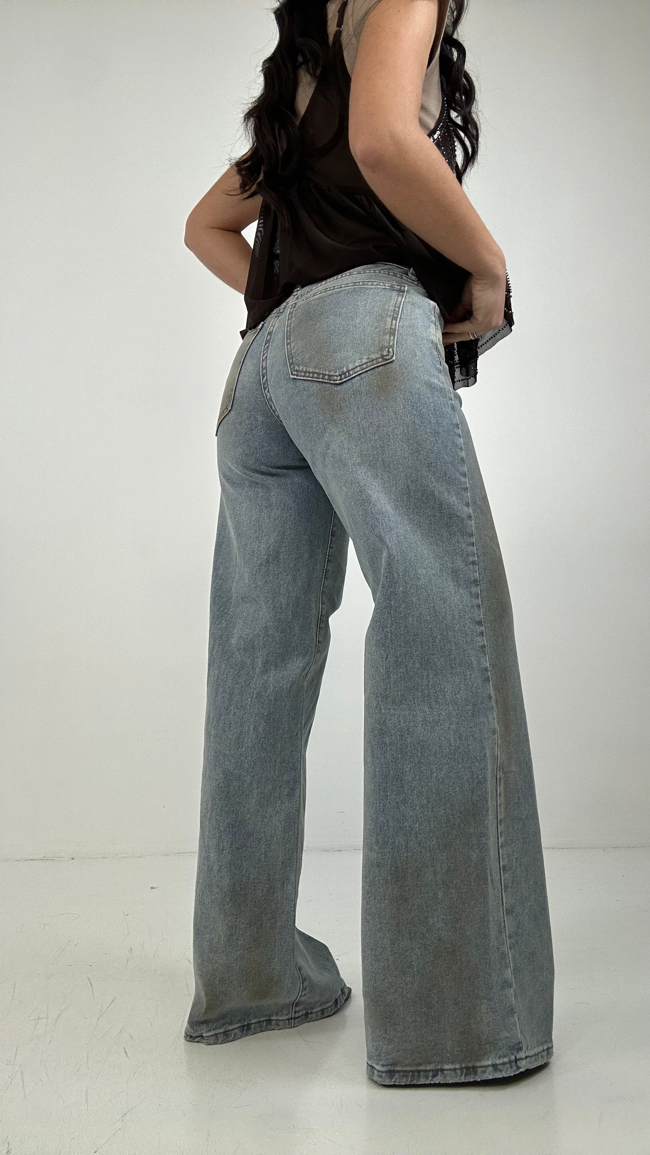 Jeans WIDE LEG MACCHIA - JEANS