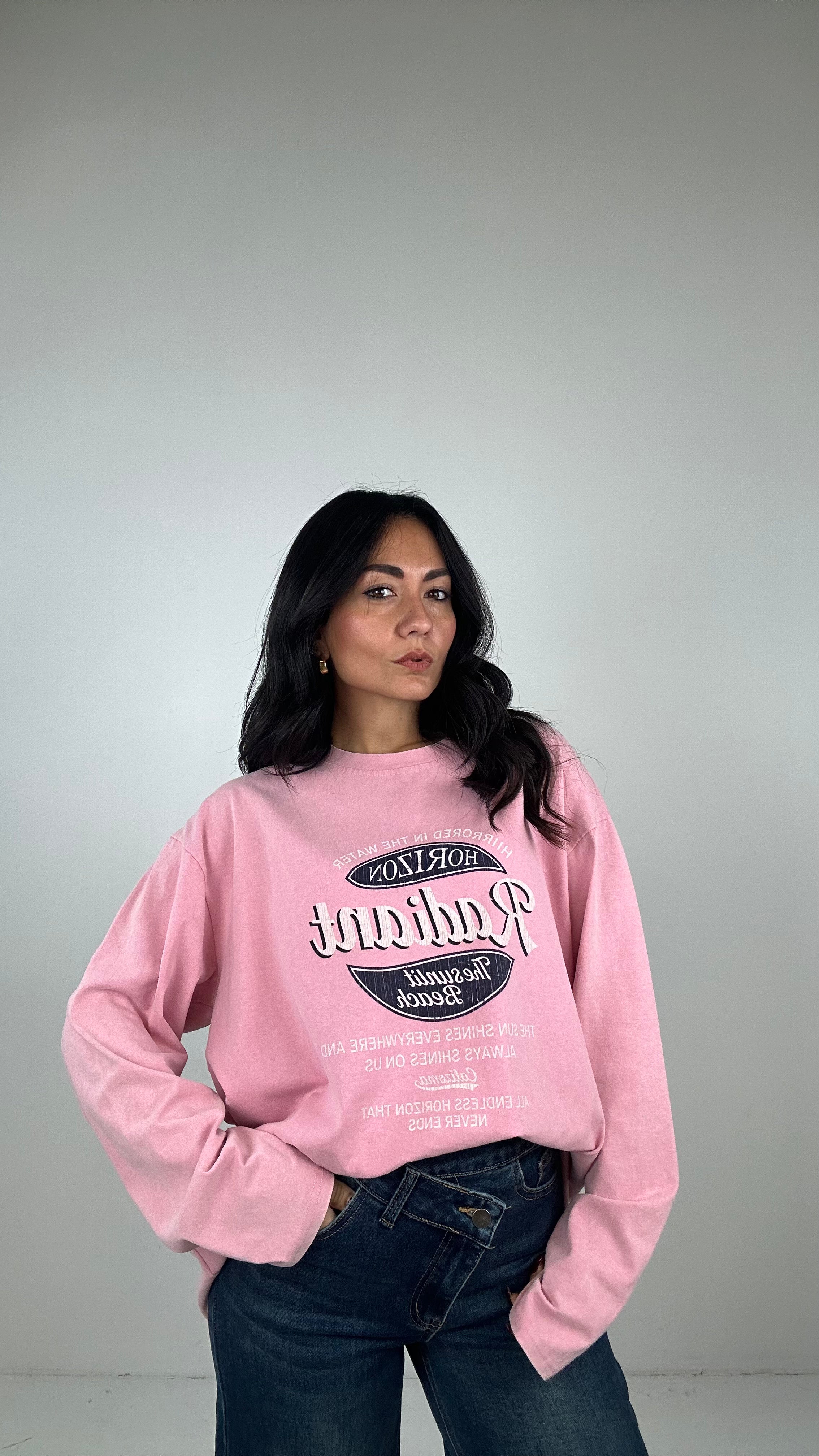 T-shirt over LEONARD - ROSA