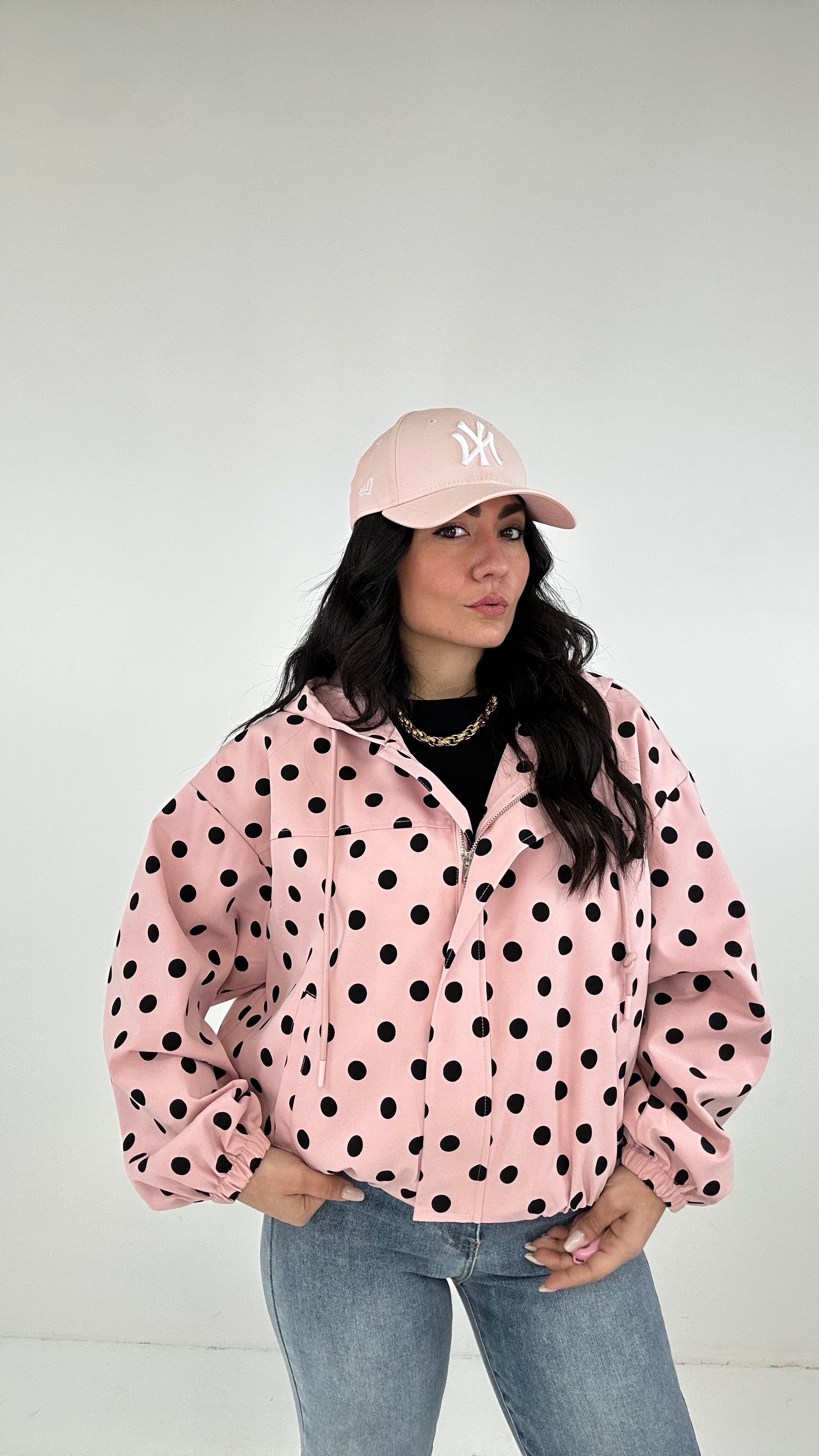 Giubbino A POIS - ROSA