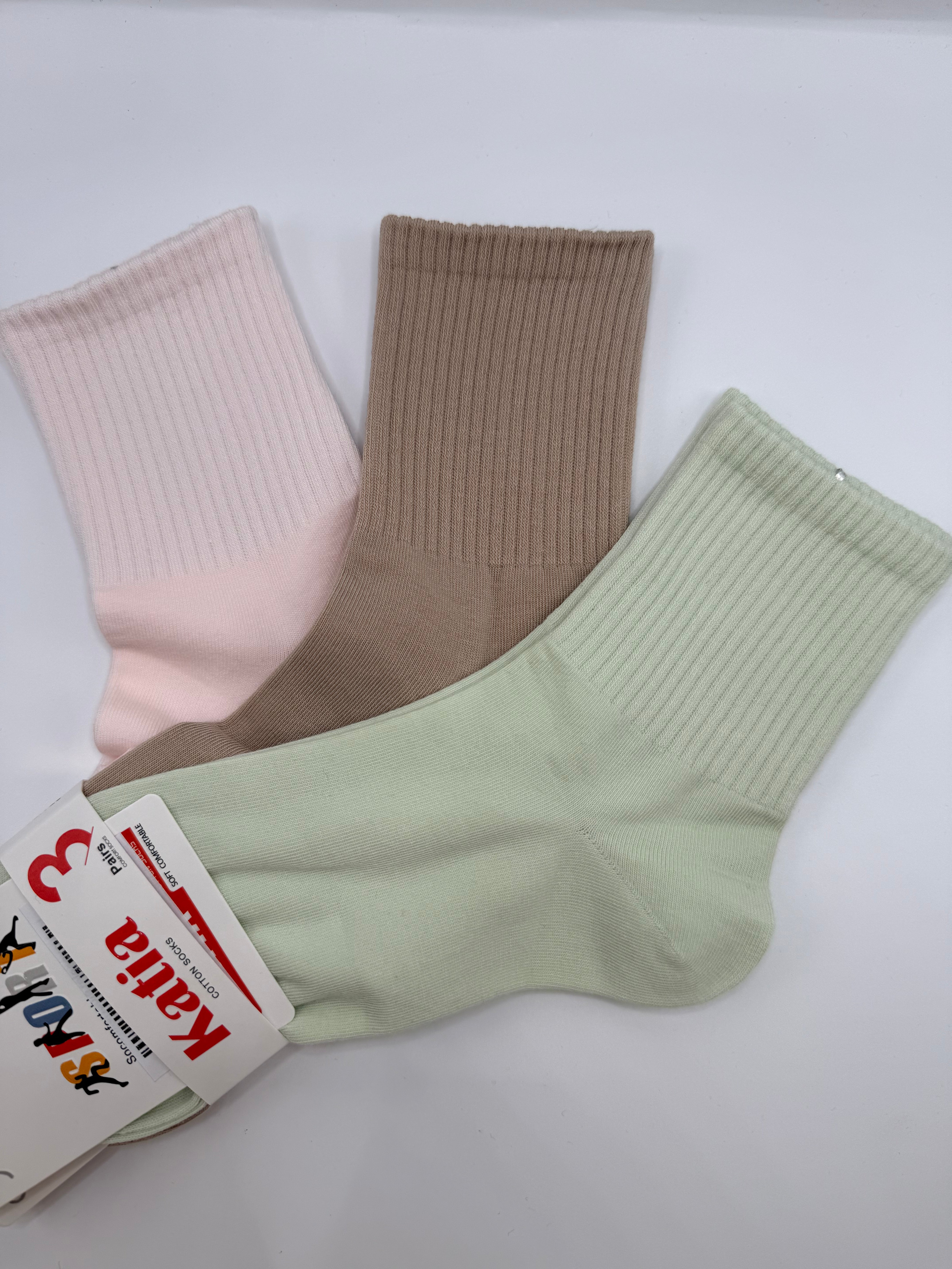 Tris CALZE SPRING - ROSA CIPRIA