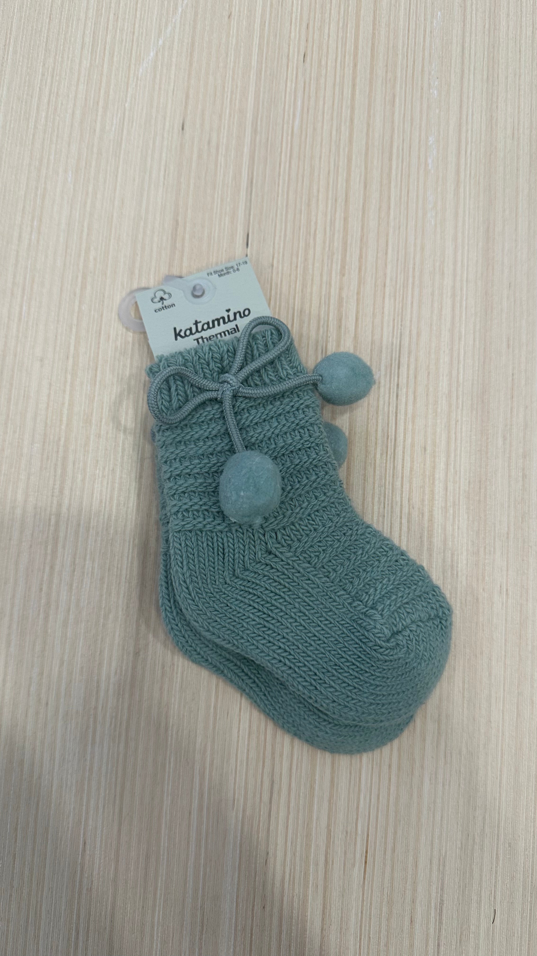 Babucce DOPPIO PON 0-6M - VERDE