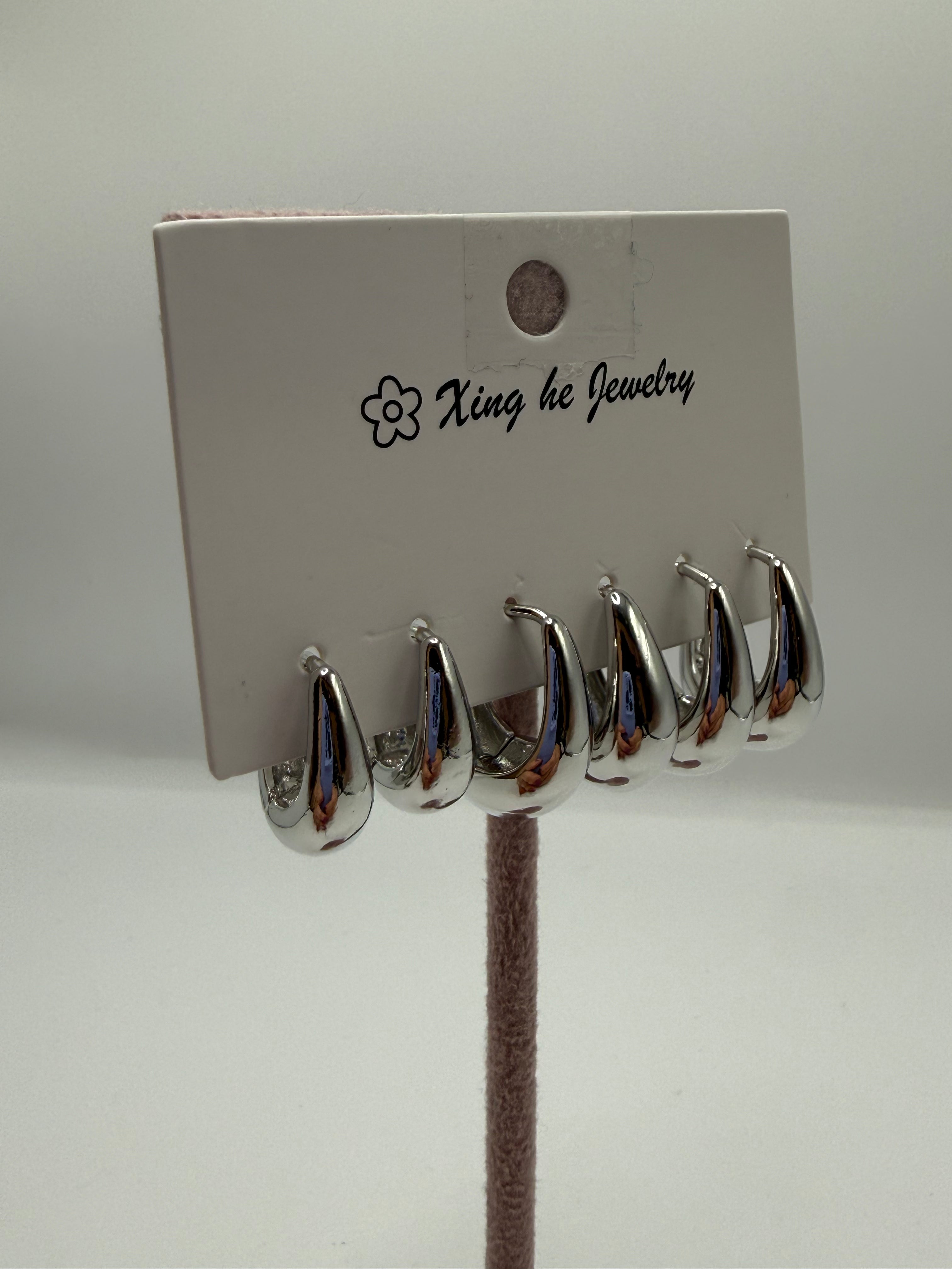 Set ORECCHINI POP - ARGENTO