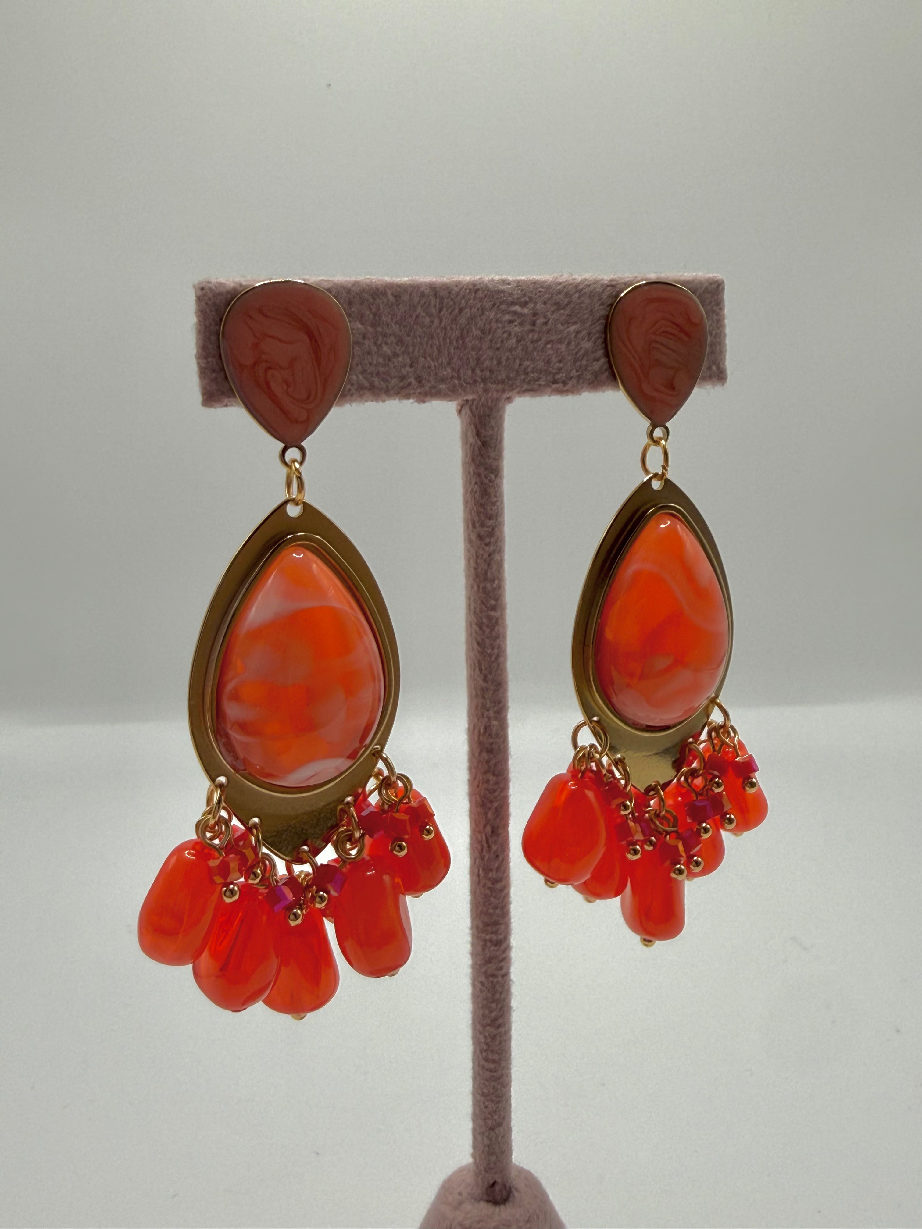 Orecchino GELSO - ARANCIO