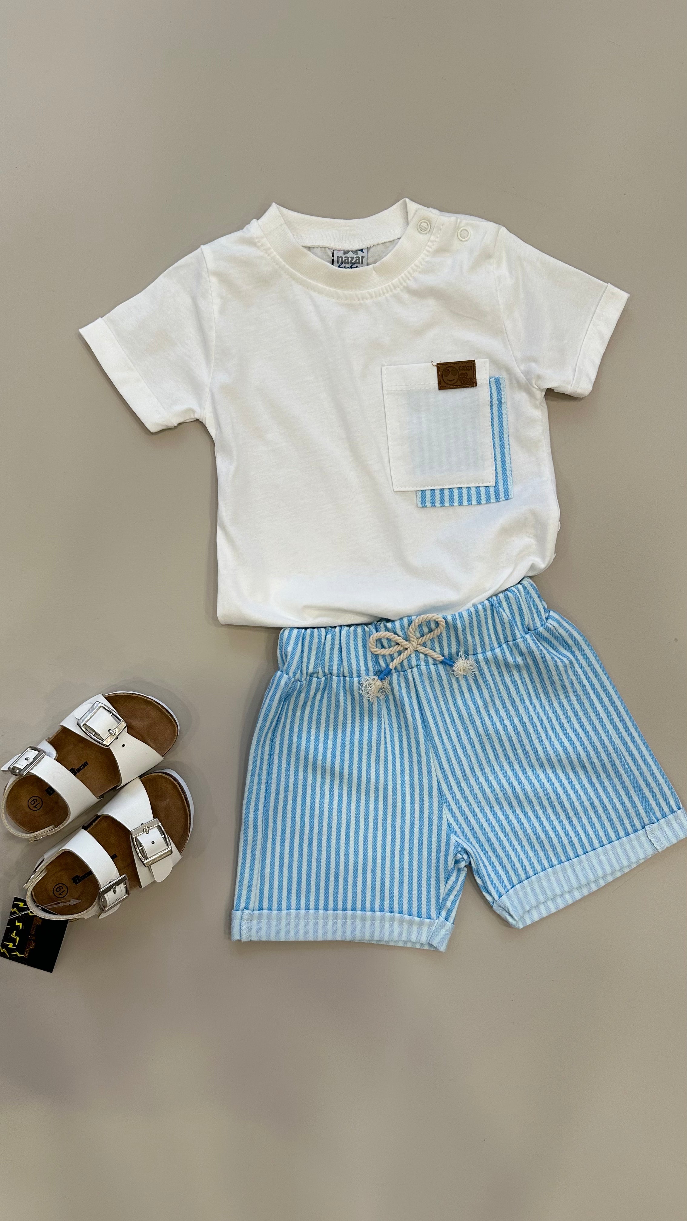 Completo CRAZY 9-24M - AZZURRO
