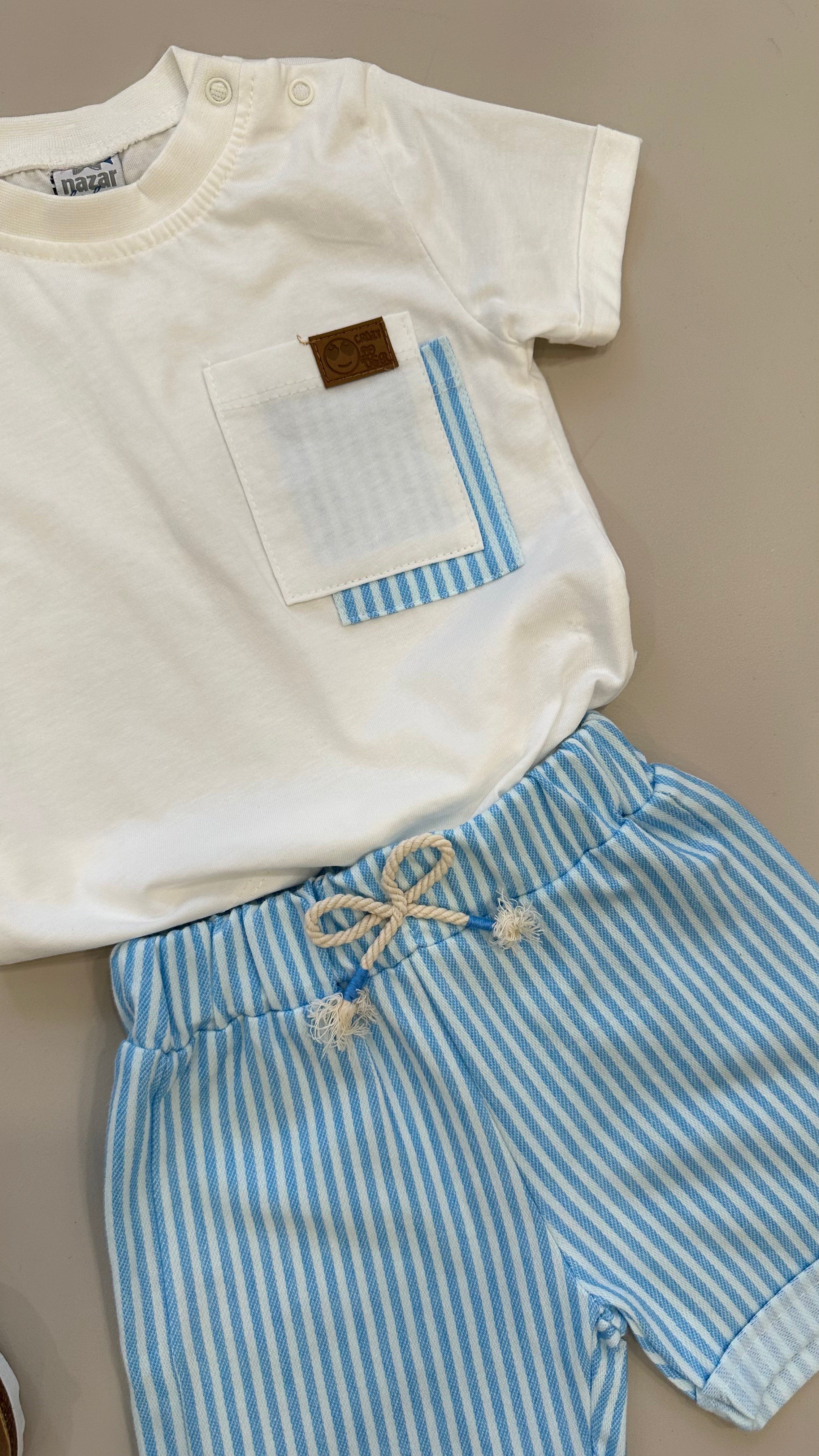 Completo CRAZY 9-24M - AZZURRO