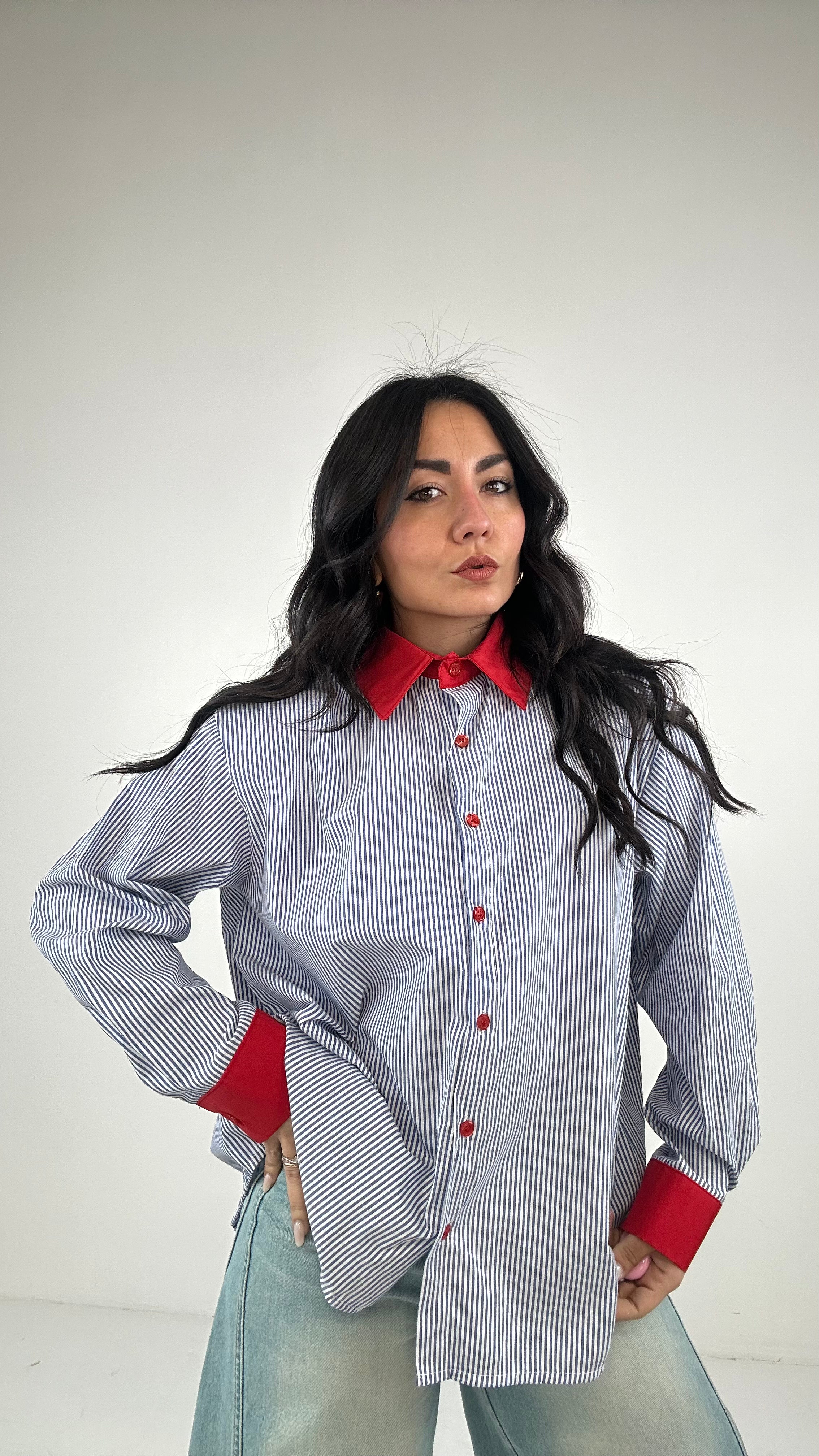 Camicia RIGA STRETTA - CELESTE