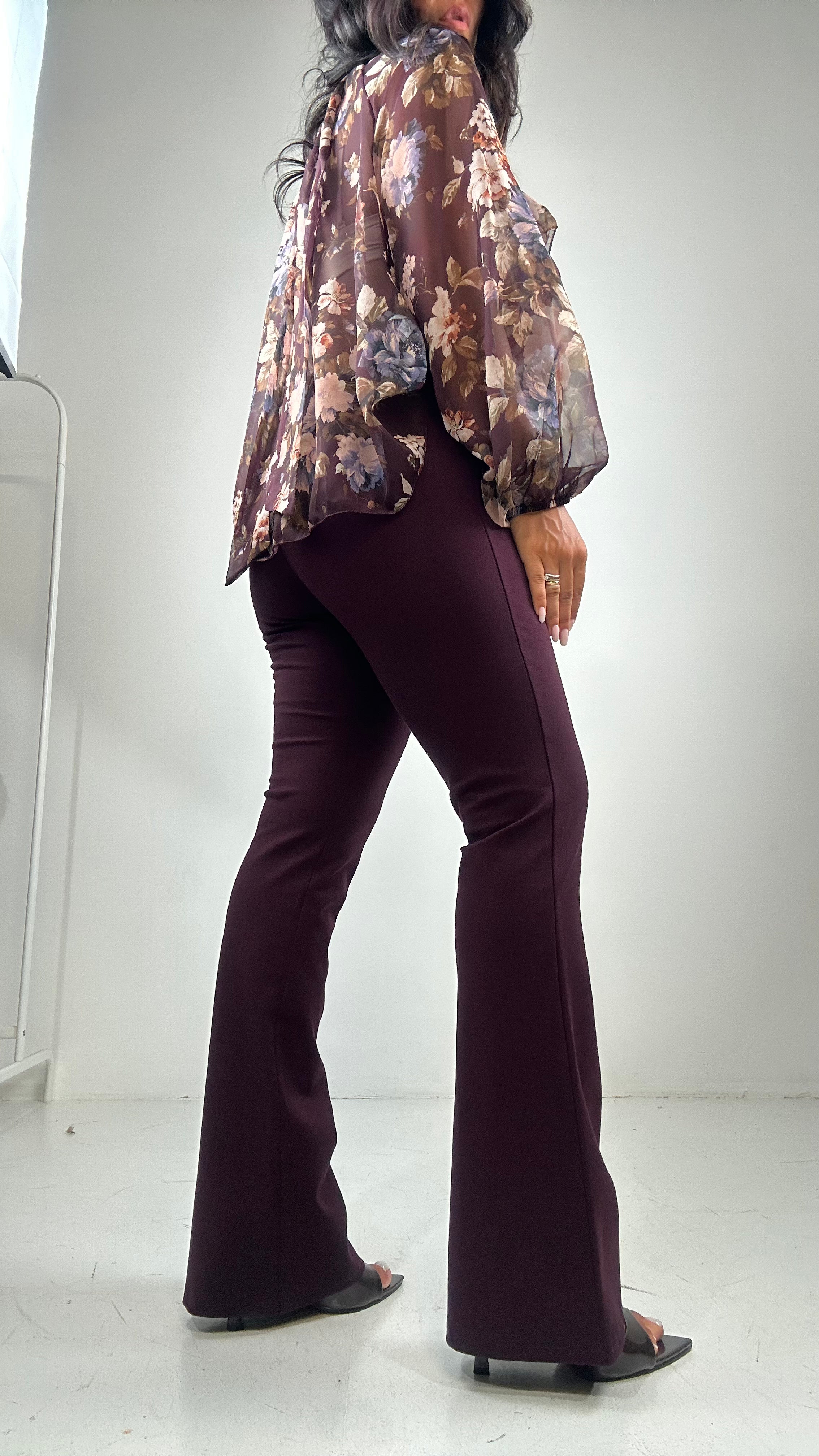Pantalone ZAMPA PUNTO MILANO - BORDEAUX