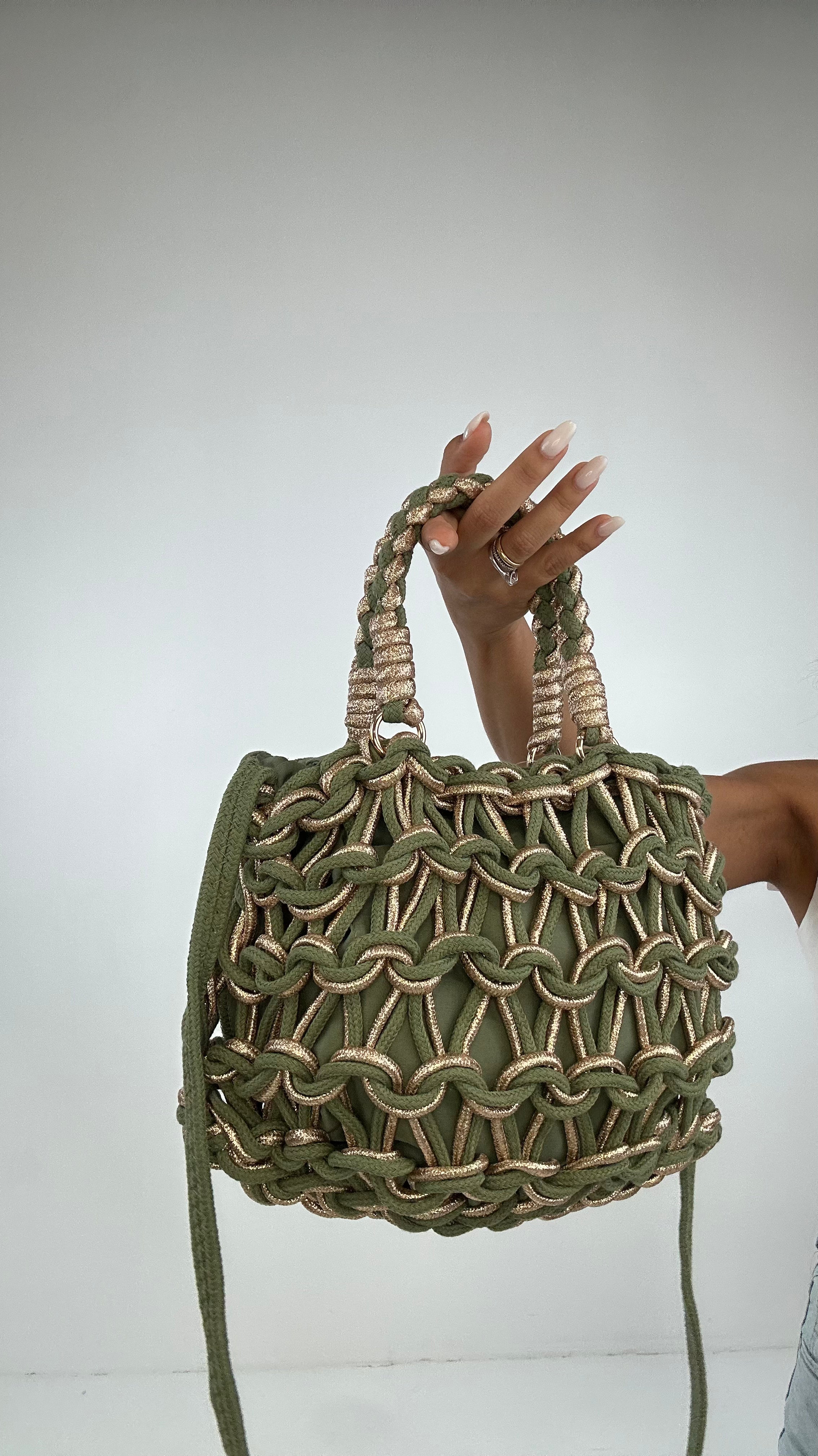 Borsa UNCINETTO LUX - VERDE