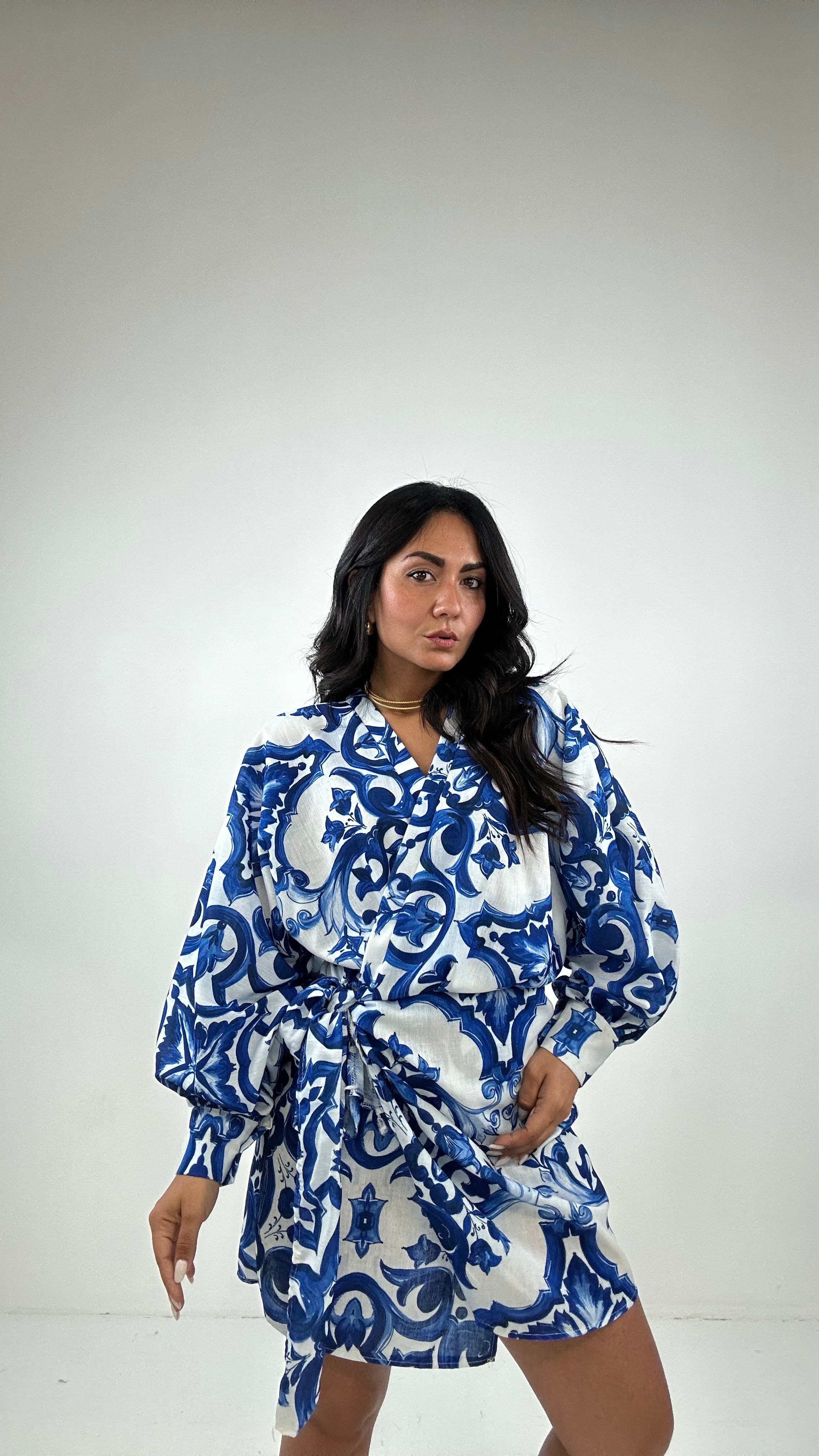 VESTITO fantasy portafoglio - BLU