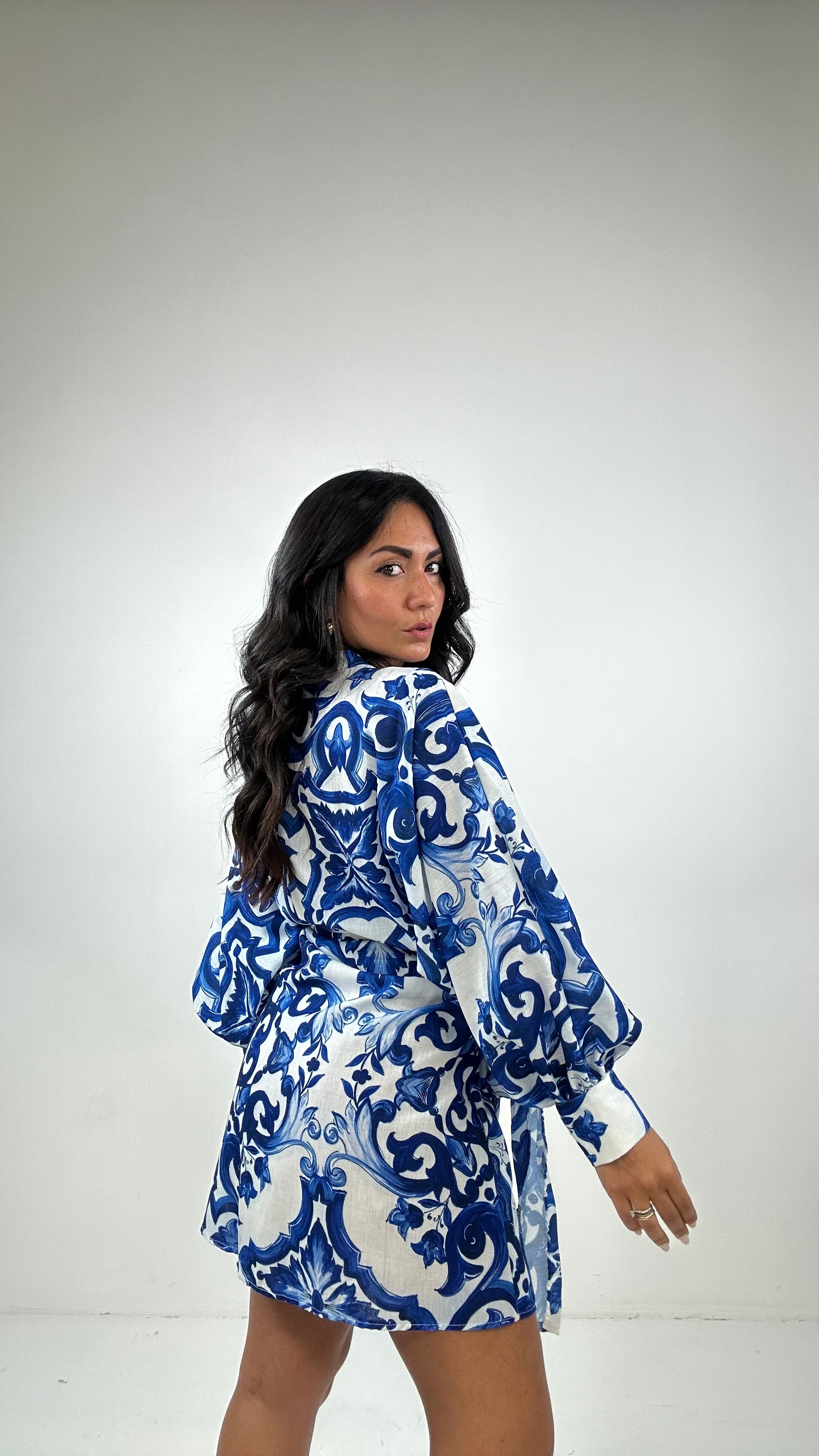 VESTITO fantasy portafoglio - BLU