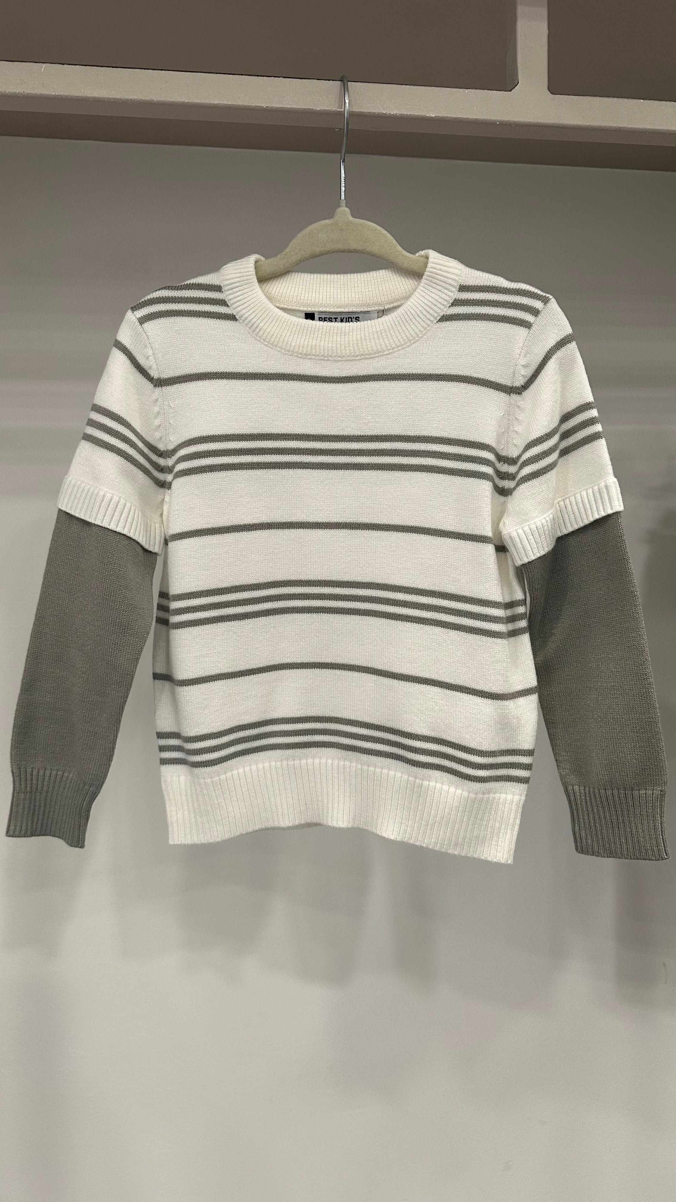 Maglioncino RIGHE BEST 12-36M - VERDE