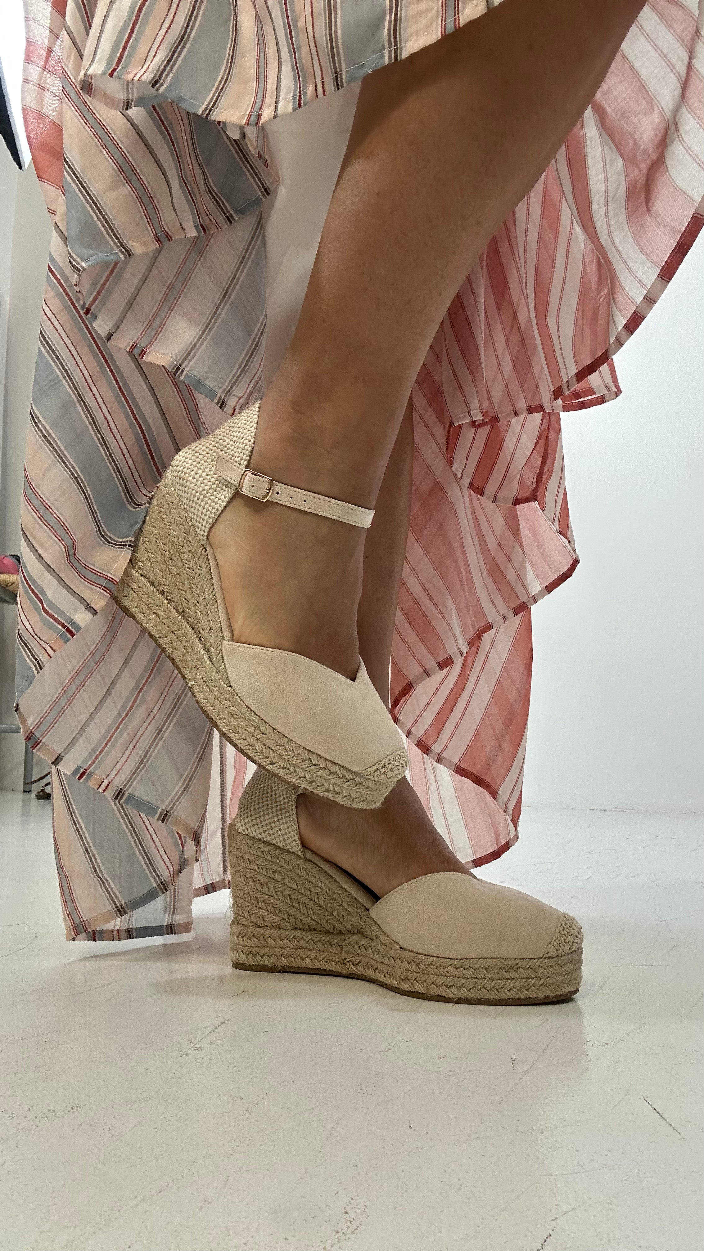 Espadrillas LAV CINTURINO - BEIGE
