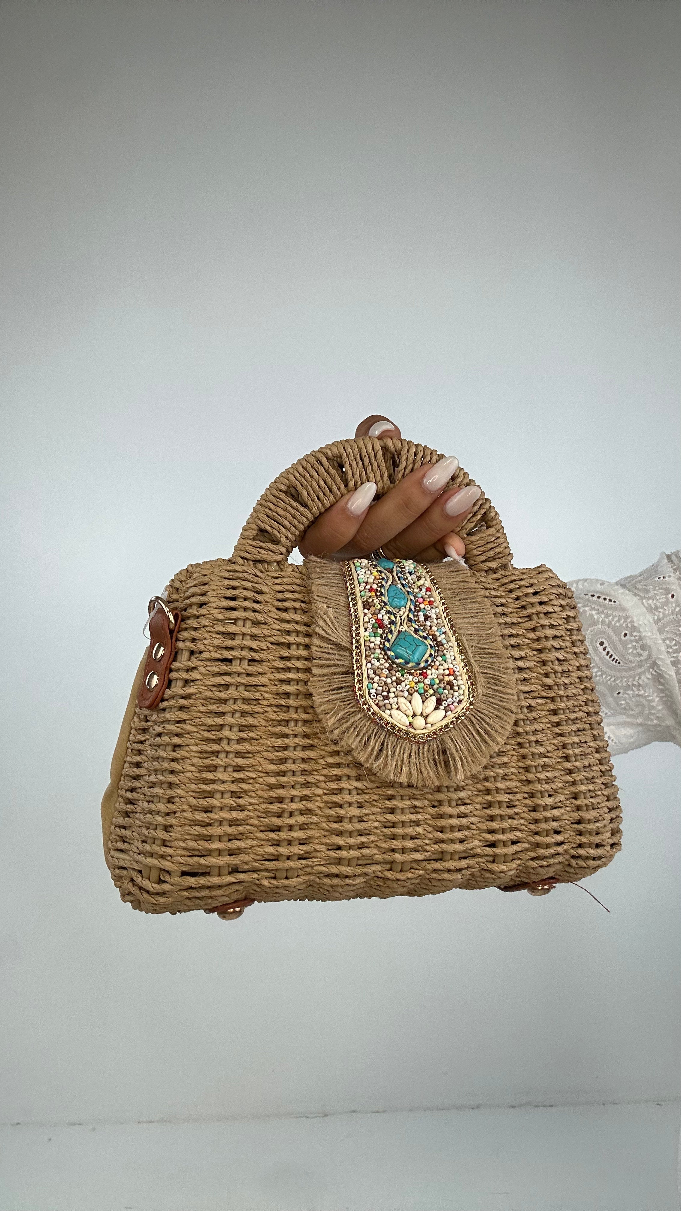 Borsa PAGLIA CORALLI RIGIDA - CAMMELLO