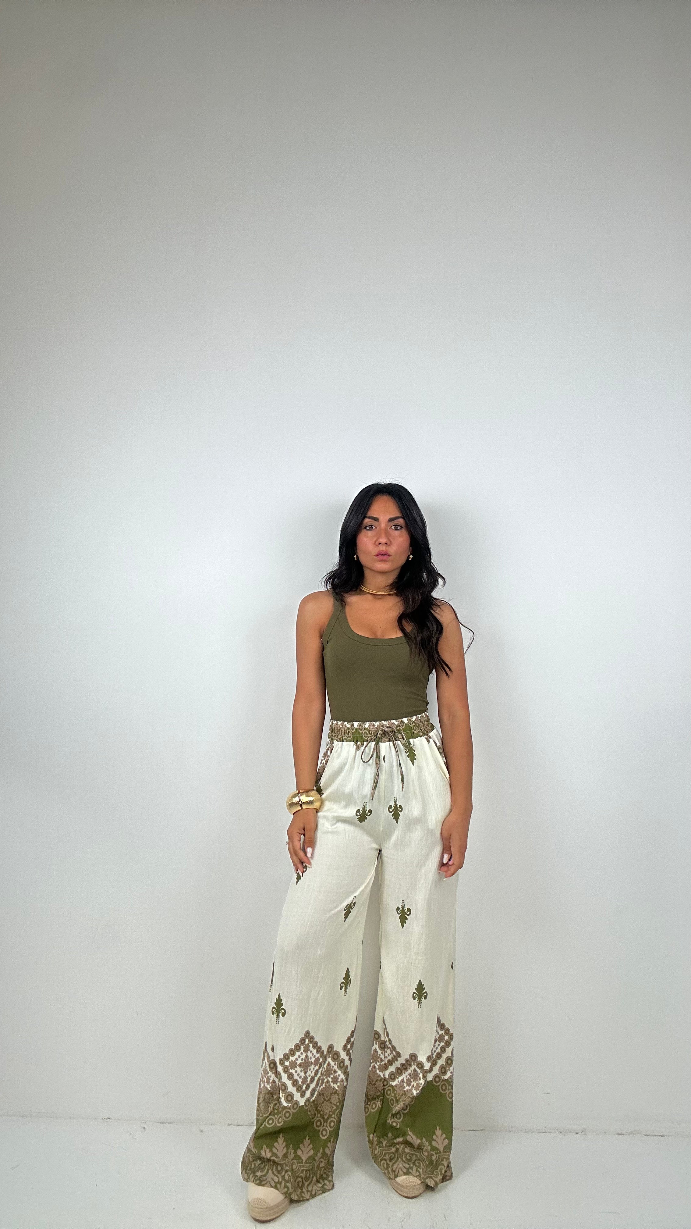 Pantalone EGIZIO - VERDE MILITARE