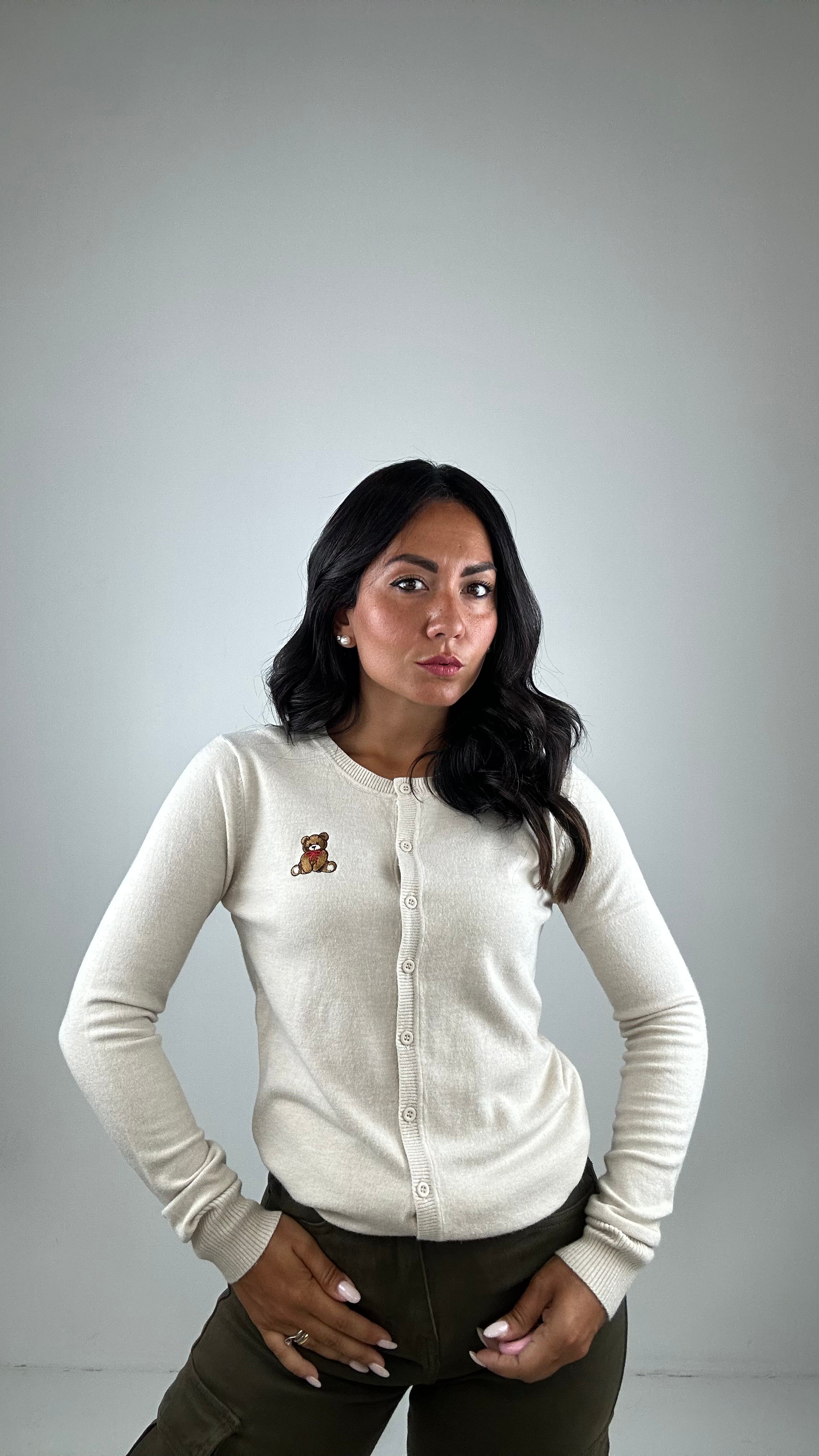 Cardigan ORSETTO MINI - BEIGE