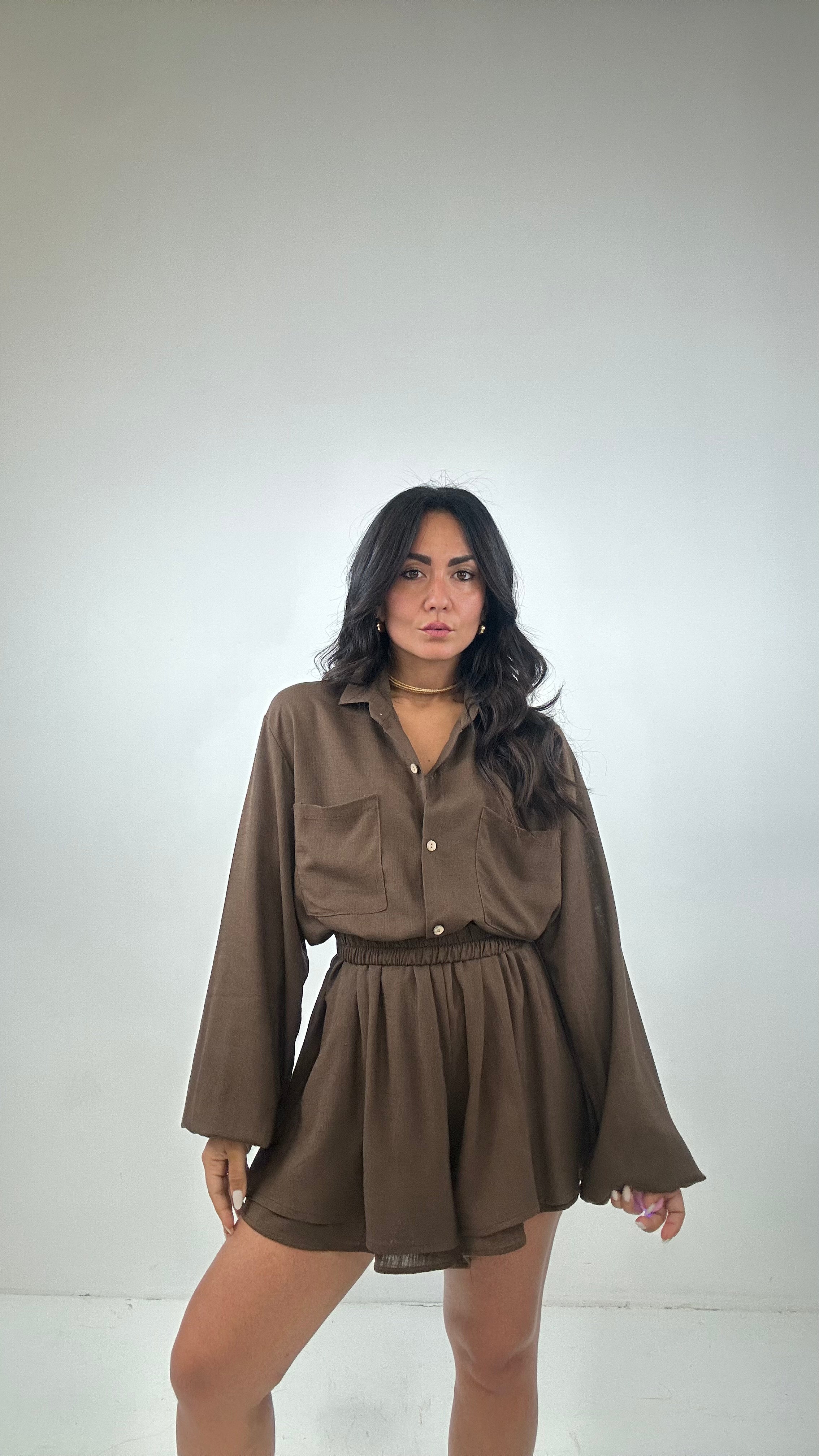 Coordinato LINO VOLANT - MARRONE