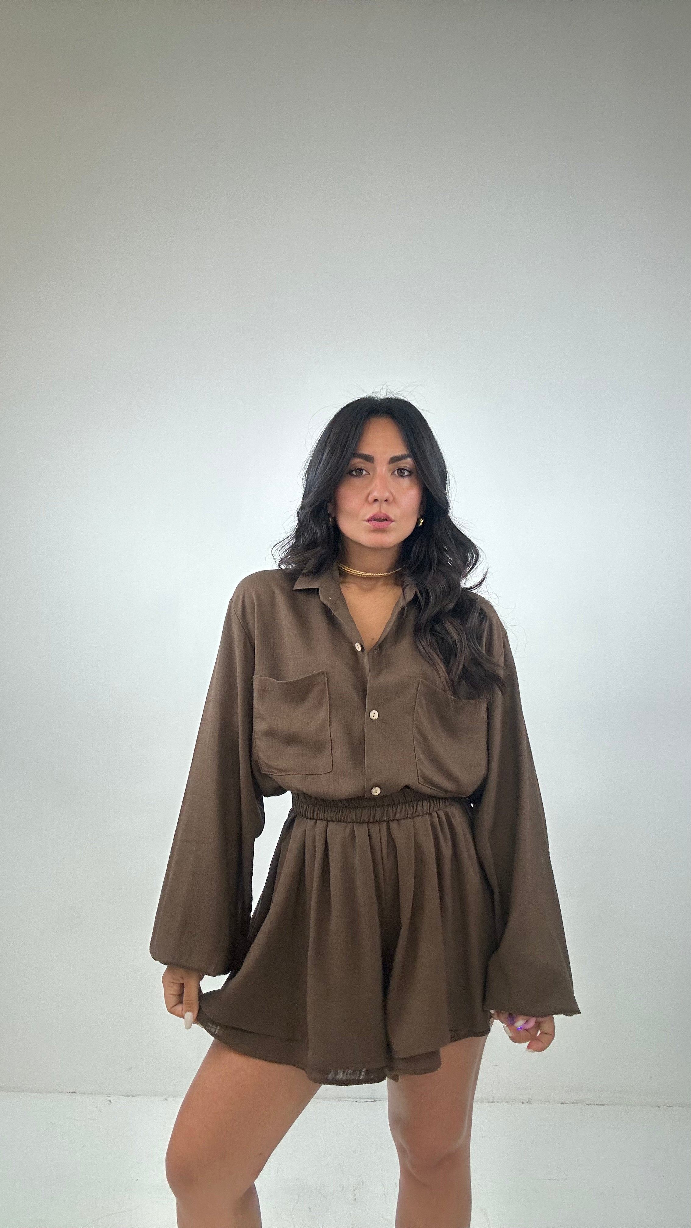 Coordinato LINO VOLANT - MARRONE