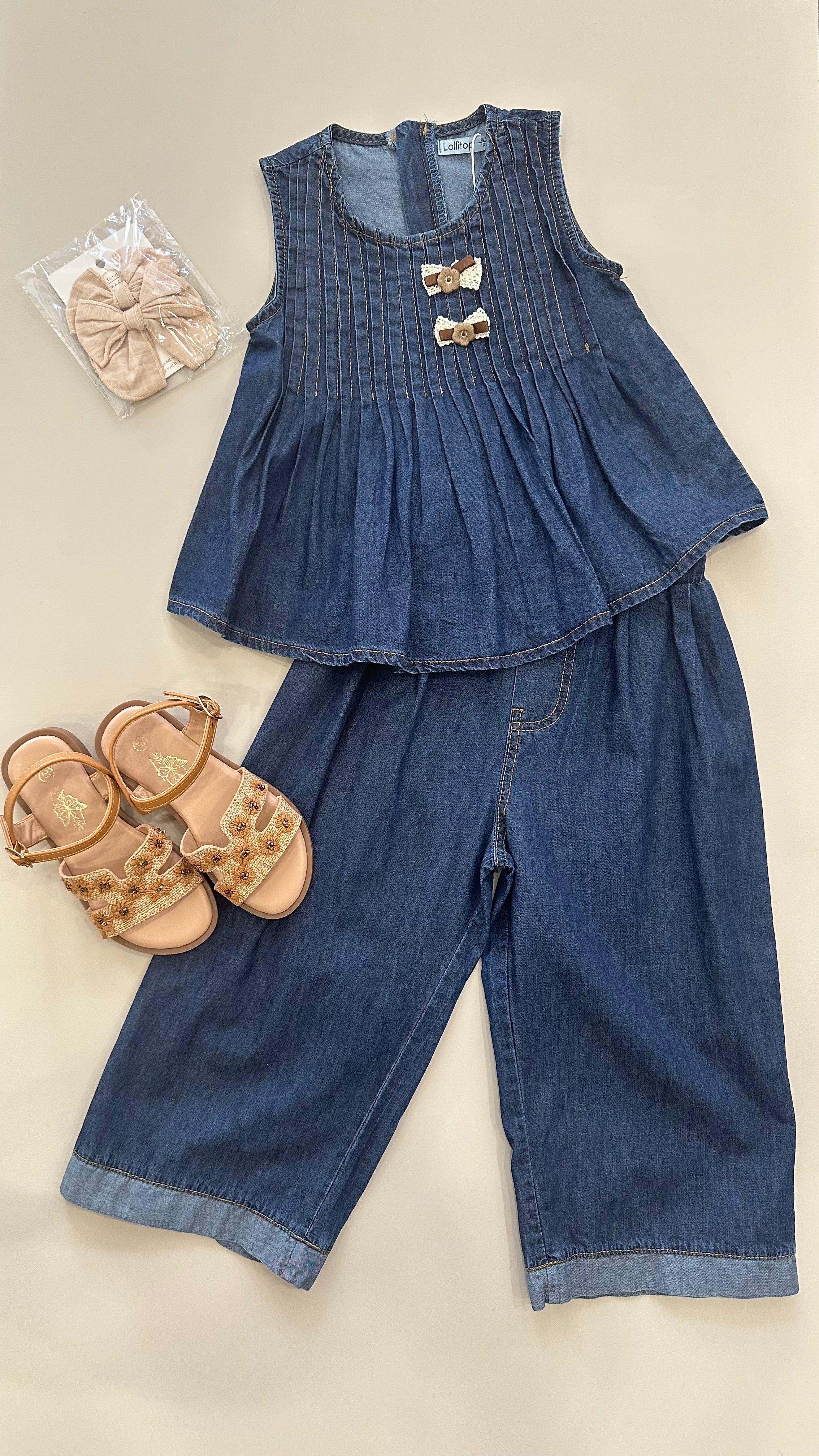 Completo JEANS GILET 3-8A - JEANS