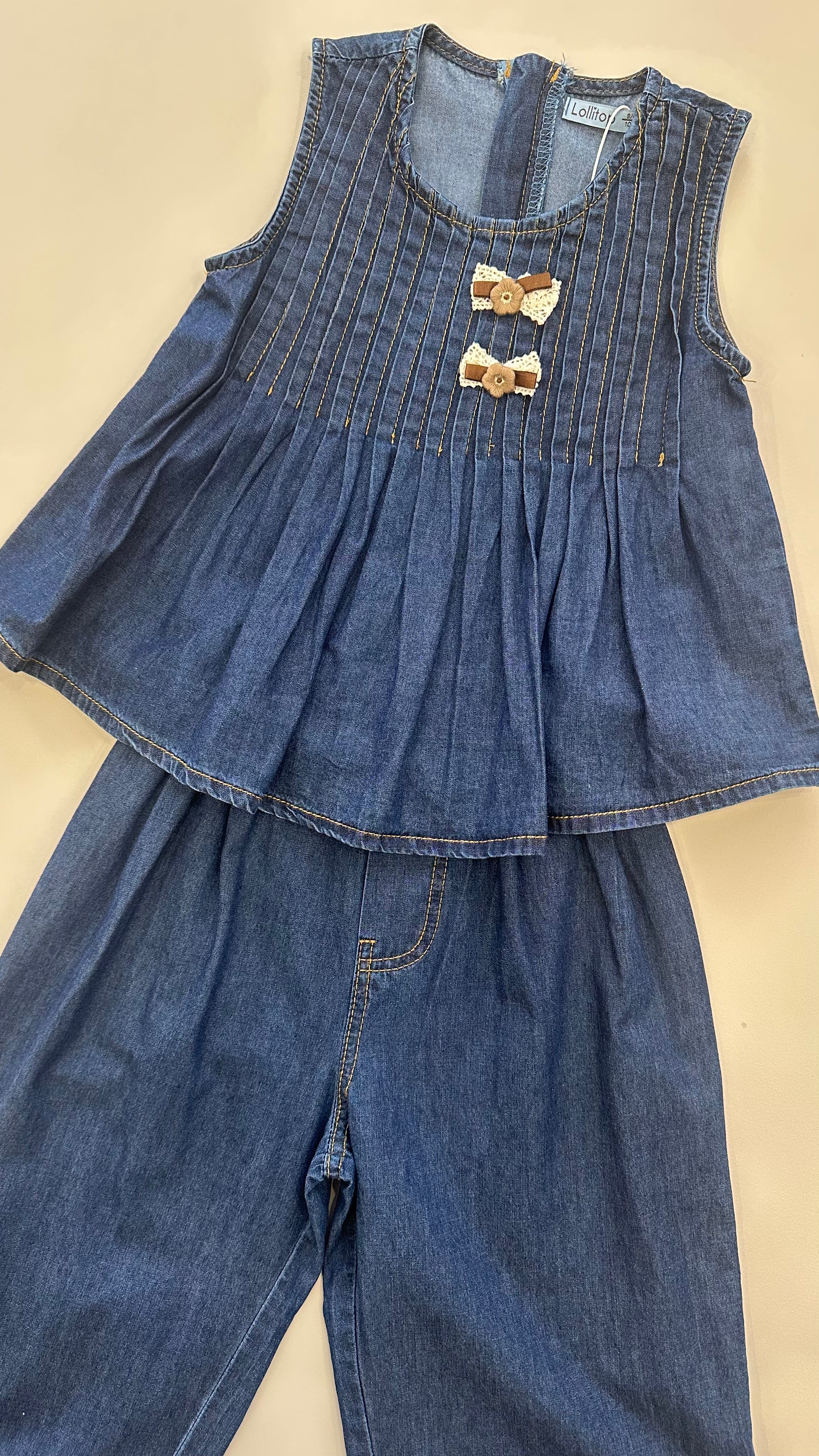 Completo JEANS GILET 3-8A - JEANS
