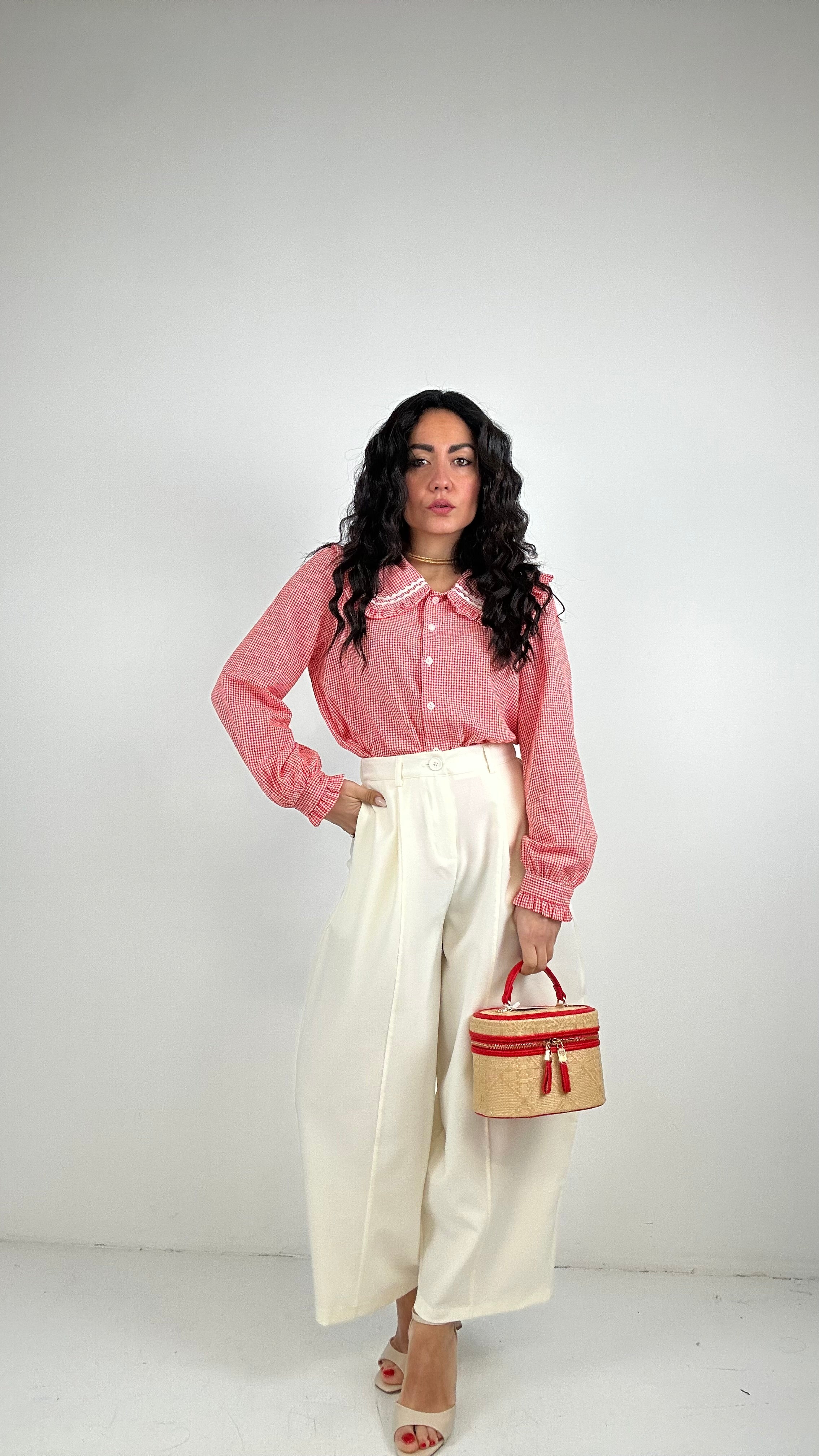 Pantalone BALLOON OFFICE - PANNA