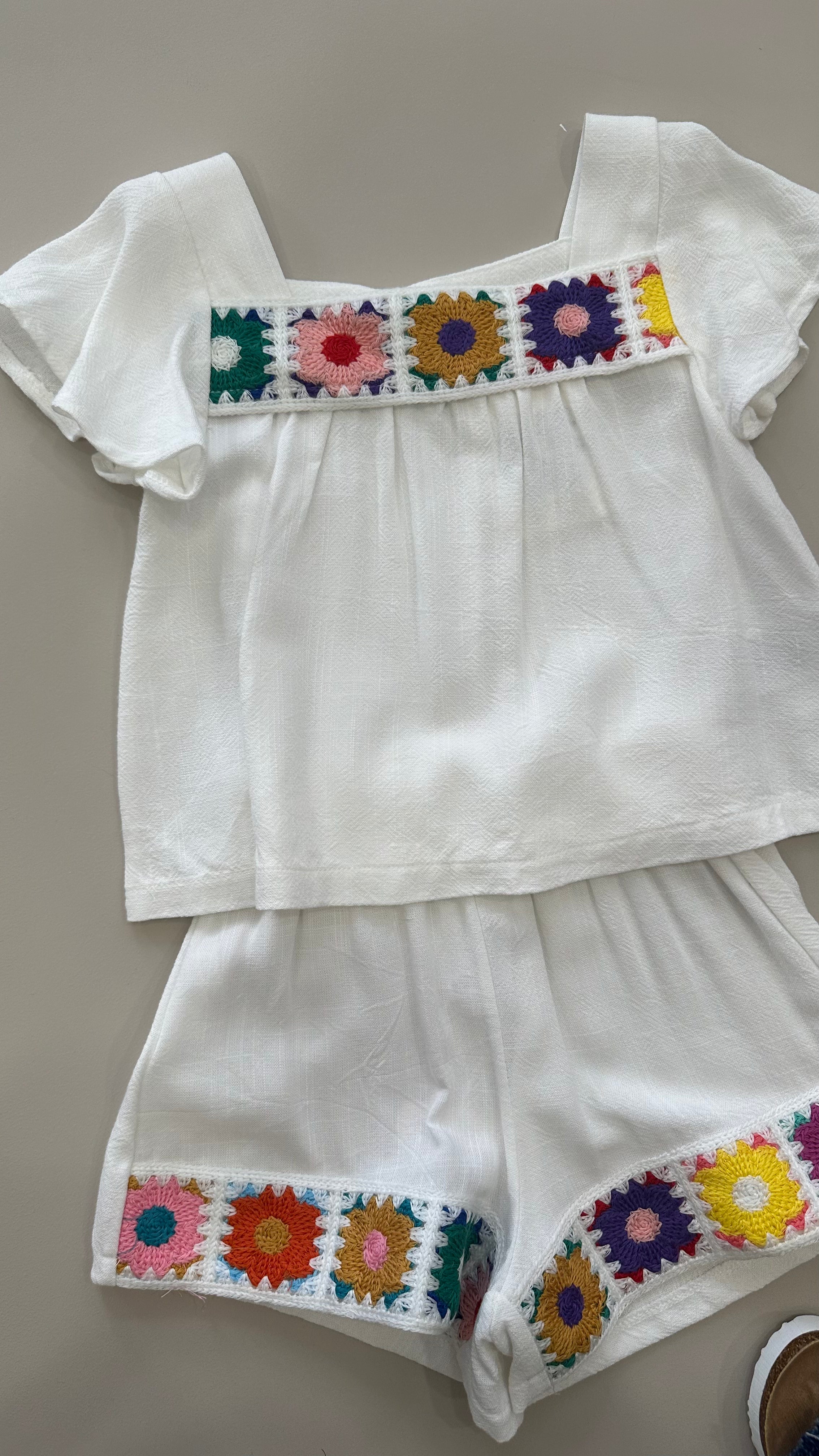 Coordinato IN COTONE VIETRI 3-12A - BIANCO