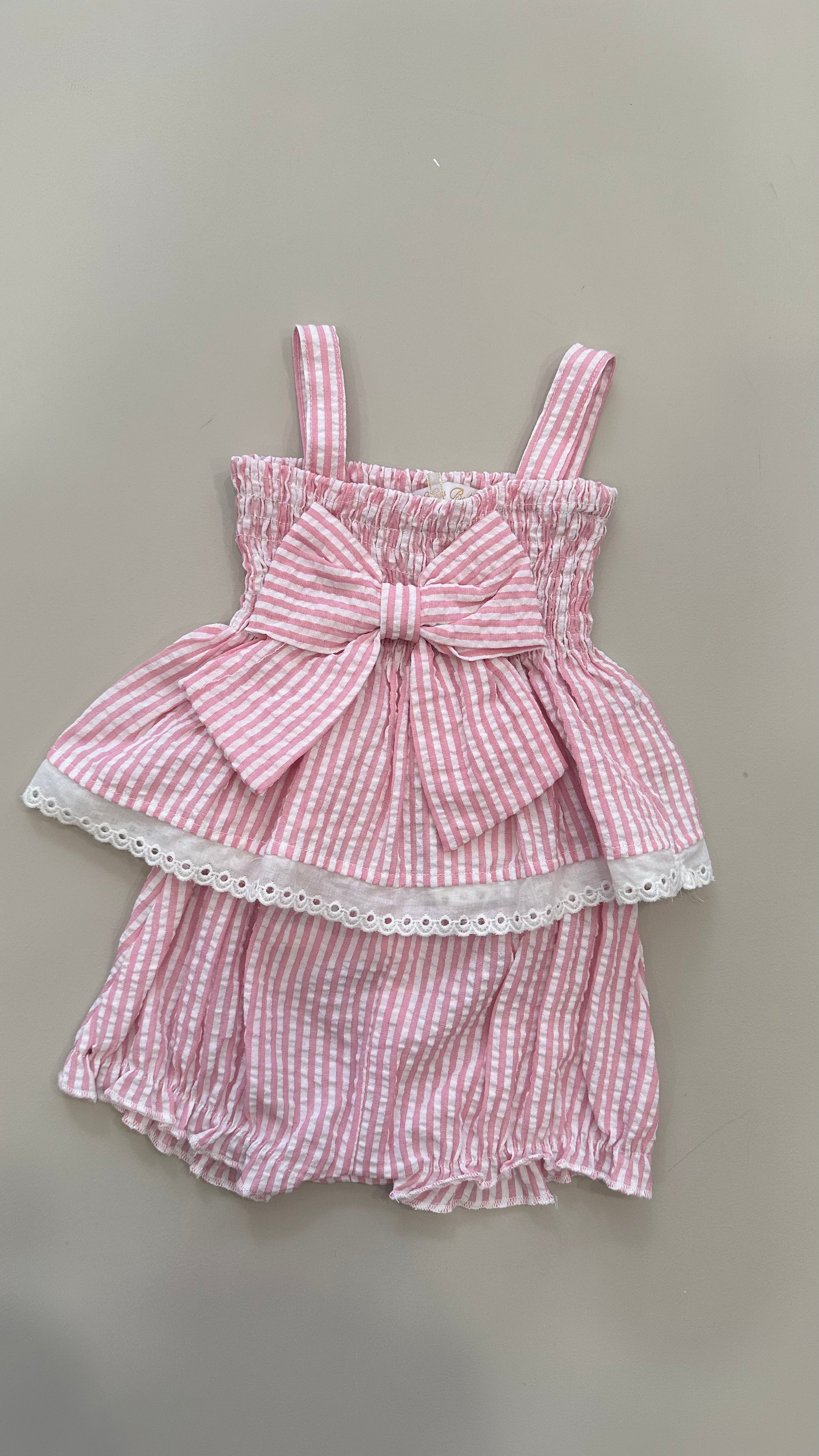 Coordinato FIOCCO 3-18M - ROSA