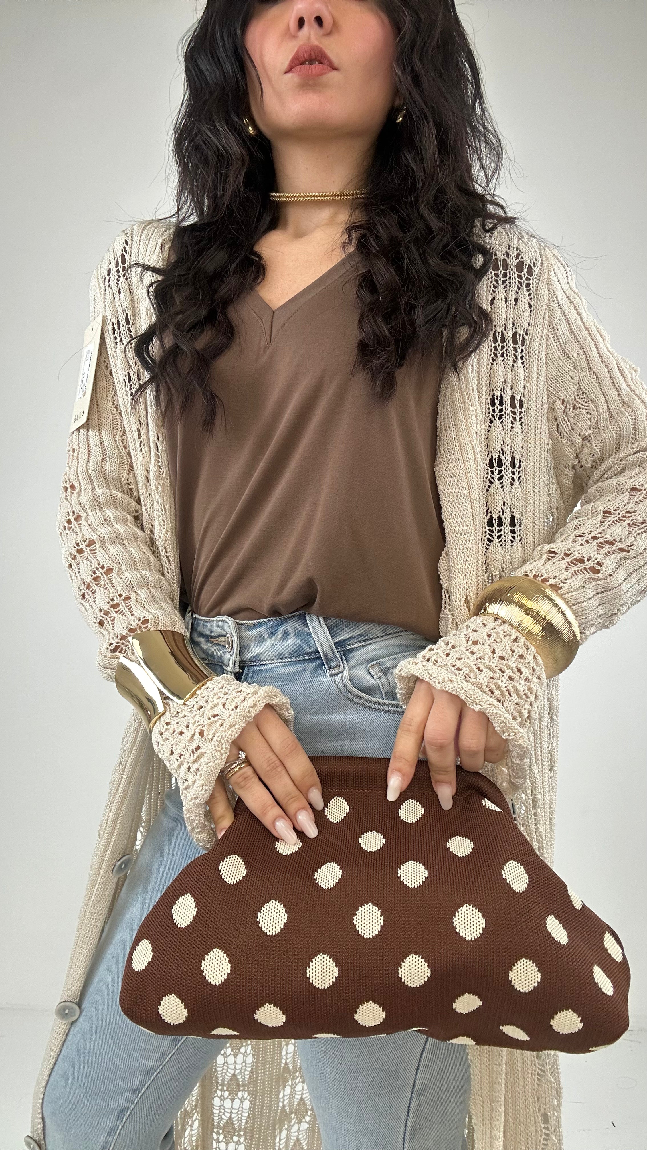 Clutch POIS - MARRONE