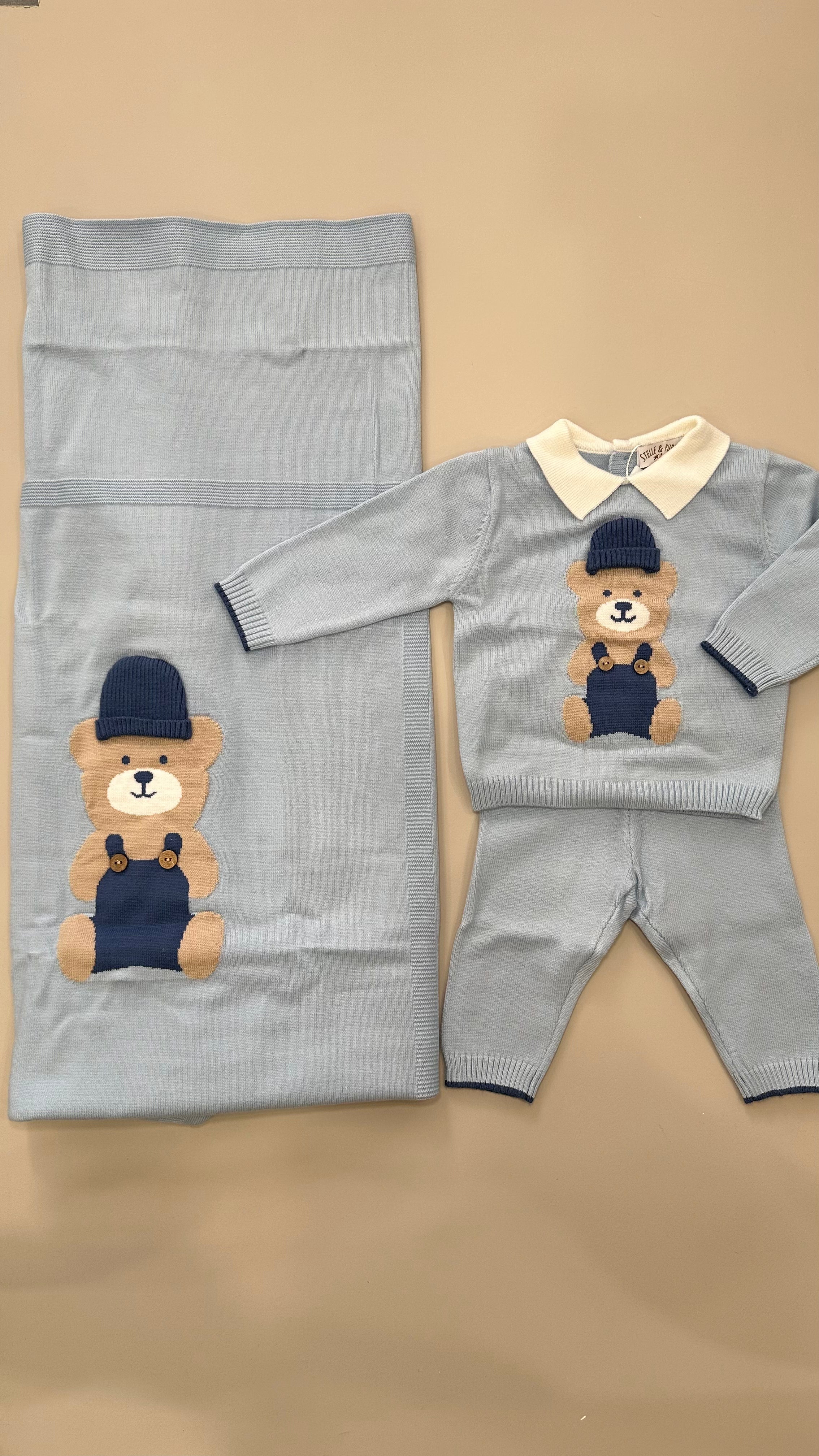 Set STELLA E PUPI 1-3M - AZZURRO