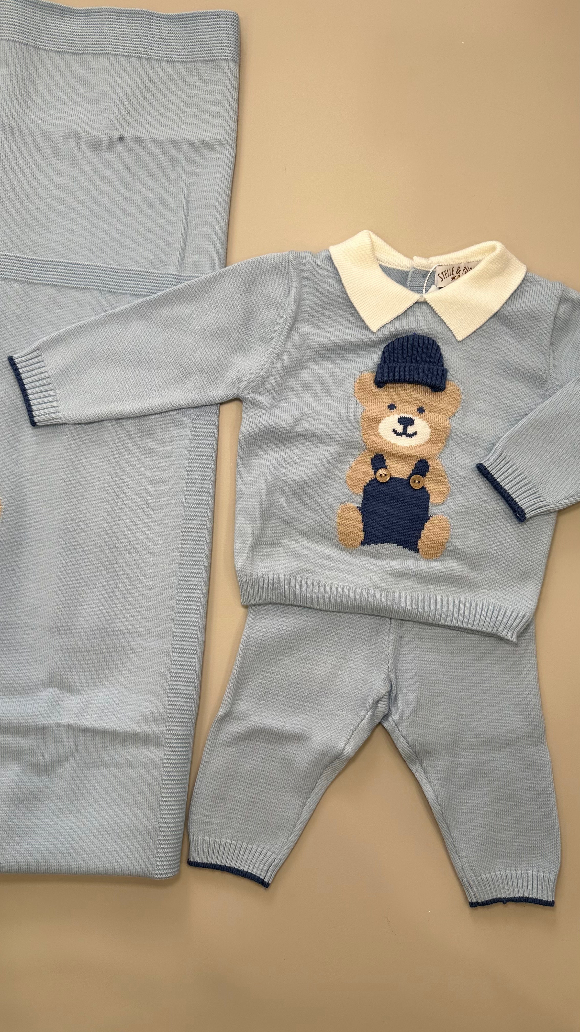 Set STELLA E PUPI 1-3M - AZZURRO