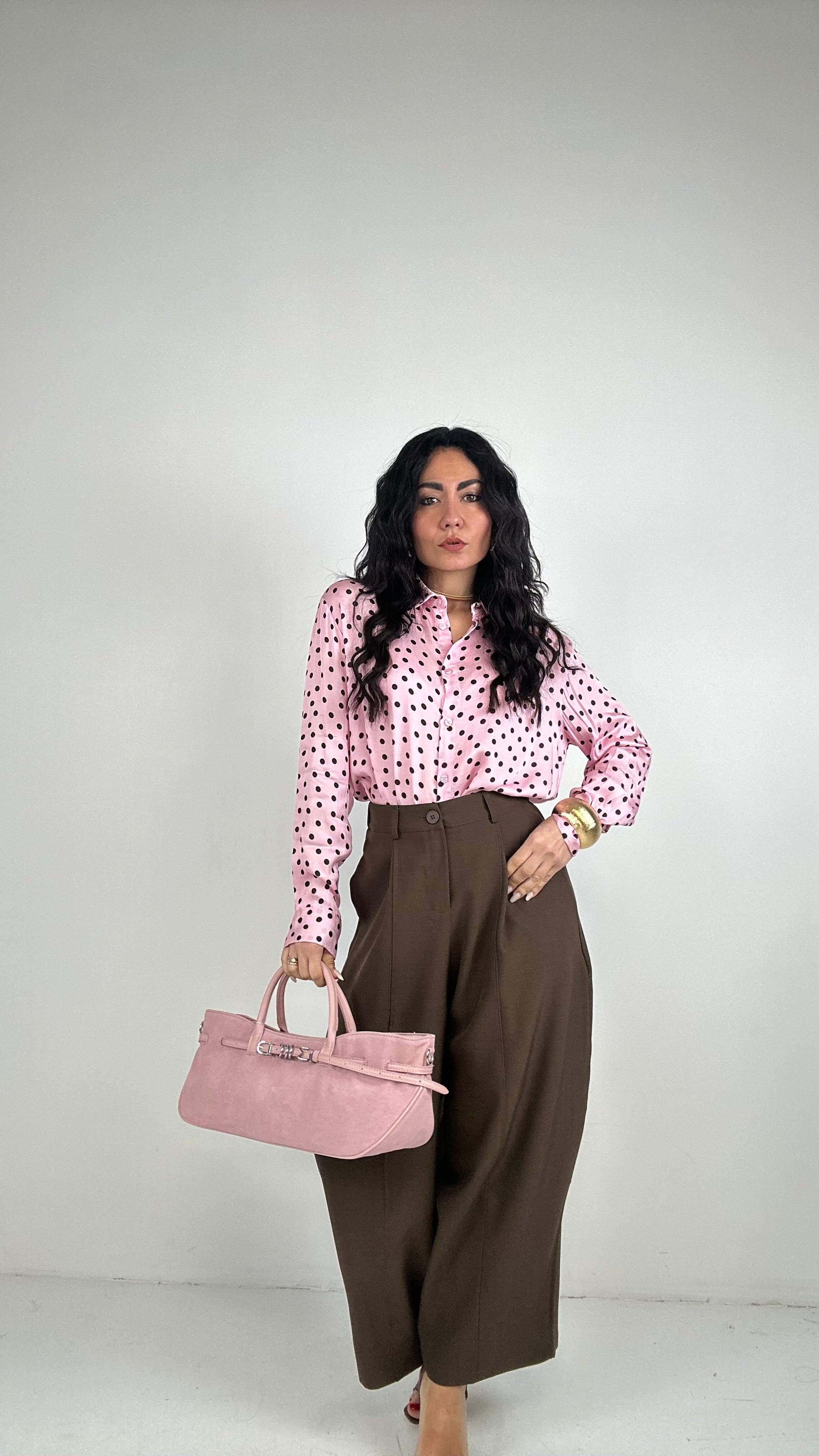 Pantalone BALLOON OFFICE - MARRONE