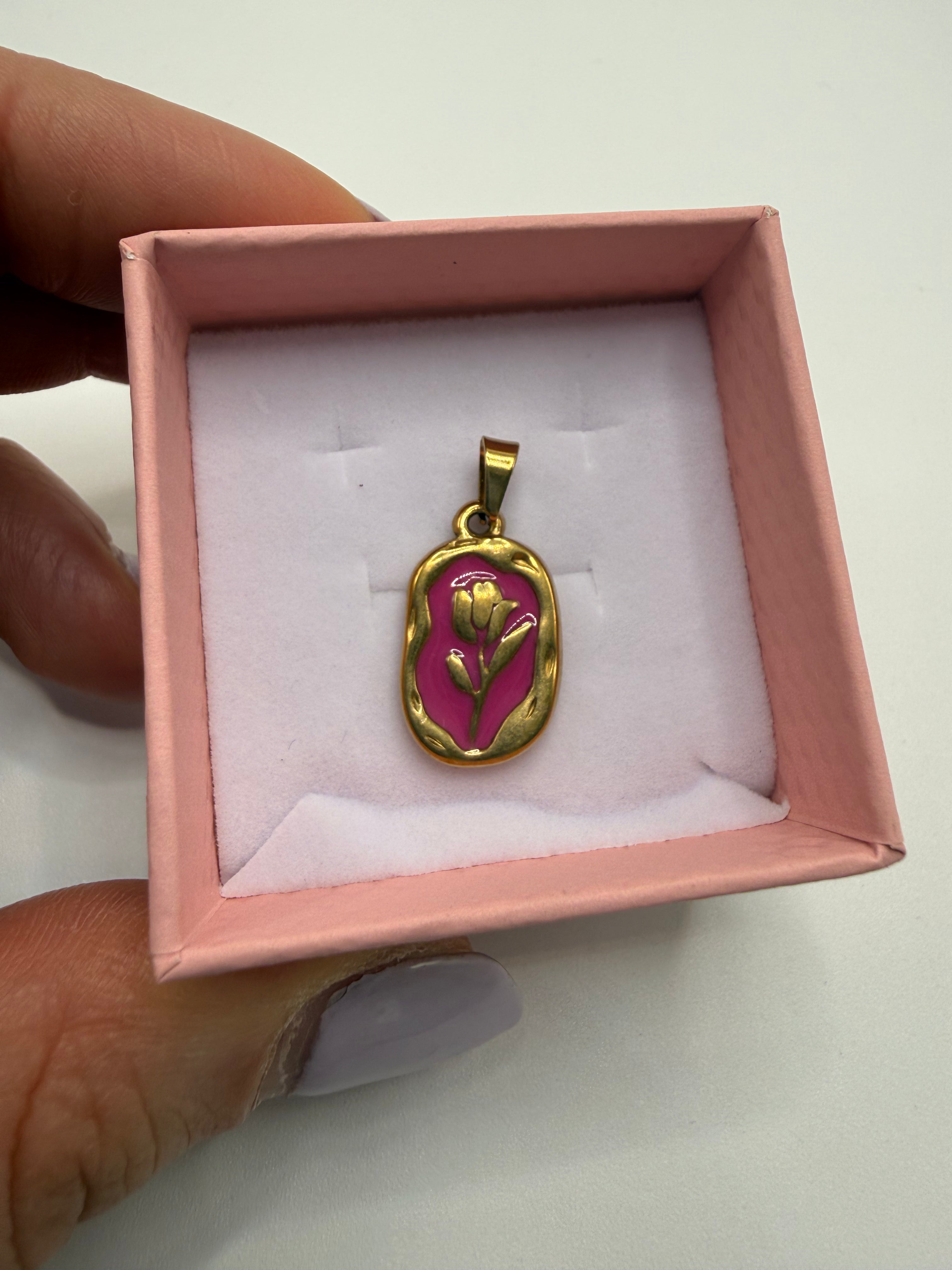 Charm COLLANA ROSES - ROSA