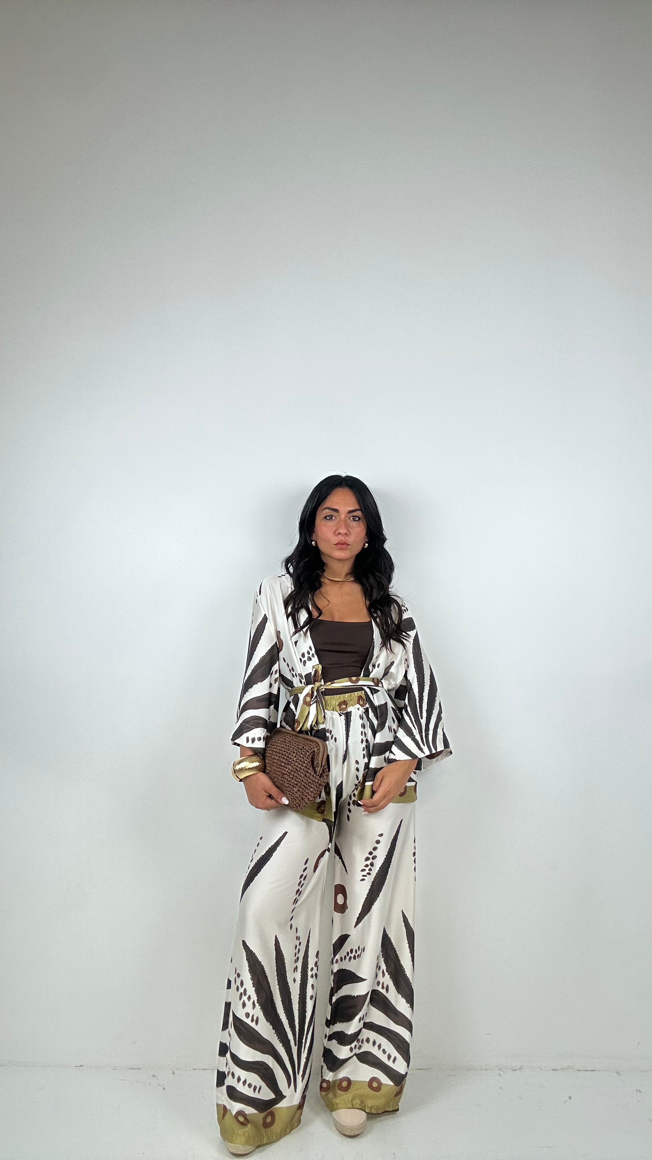 Completo KIMONO FANTASY - BIANCO