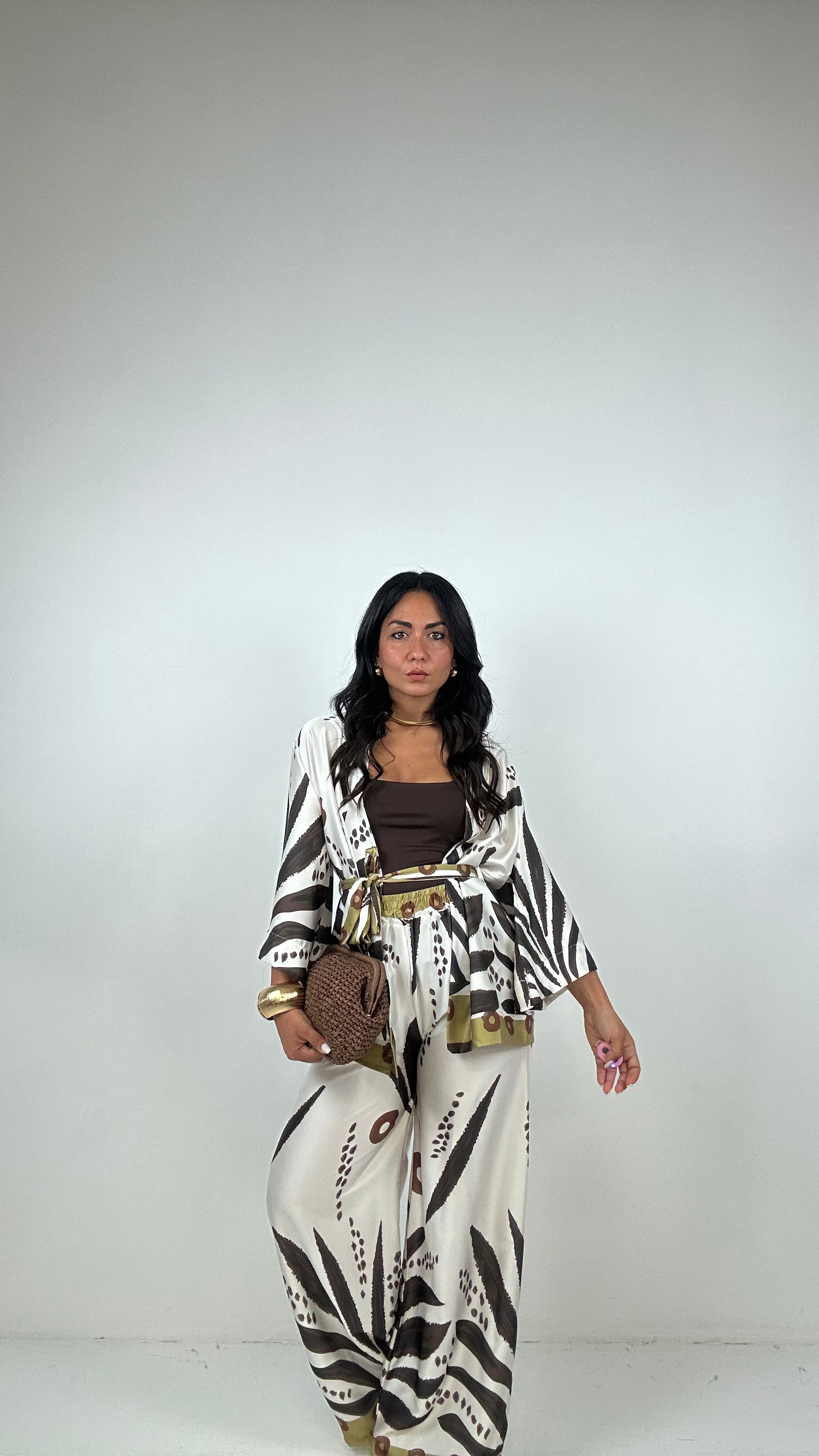 Completo KIMONO FANTASY - BIANCO