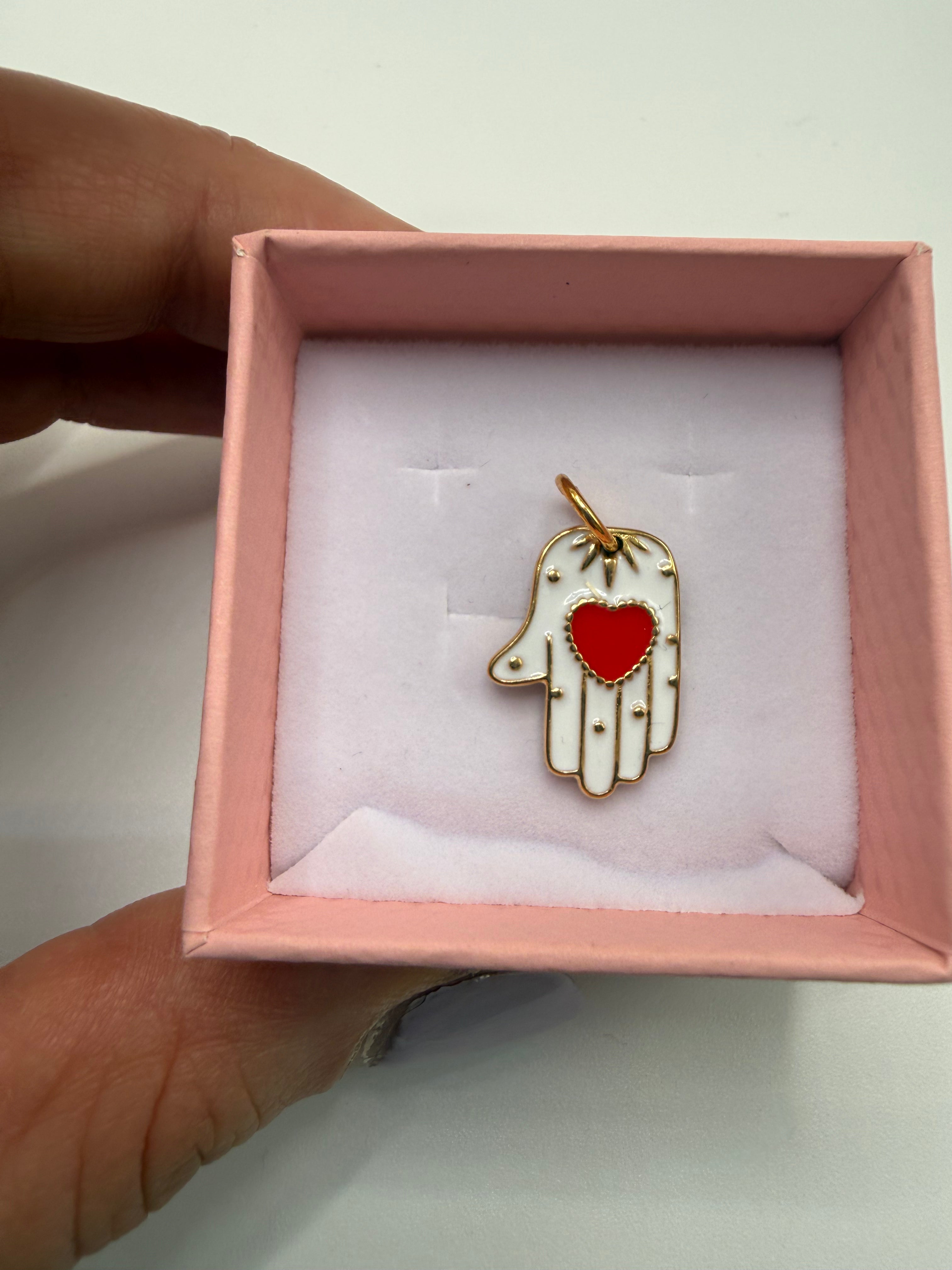 Charm COLLANA VARIE - BIANCO ROSSO