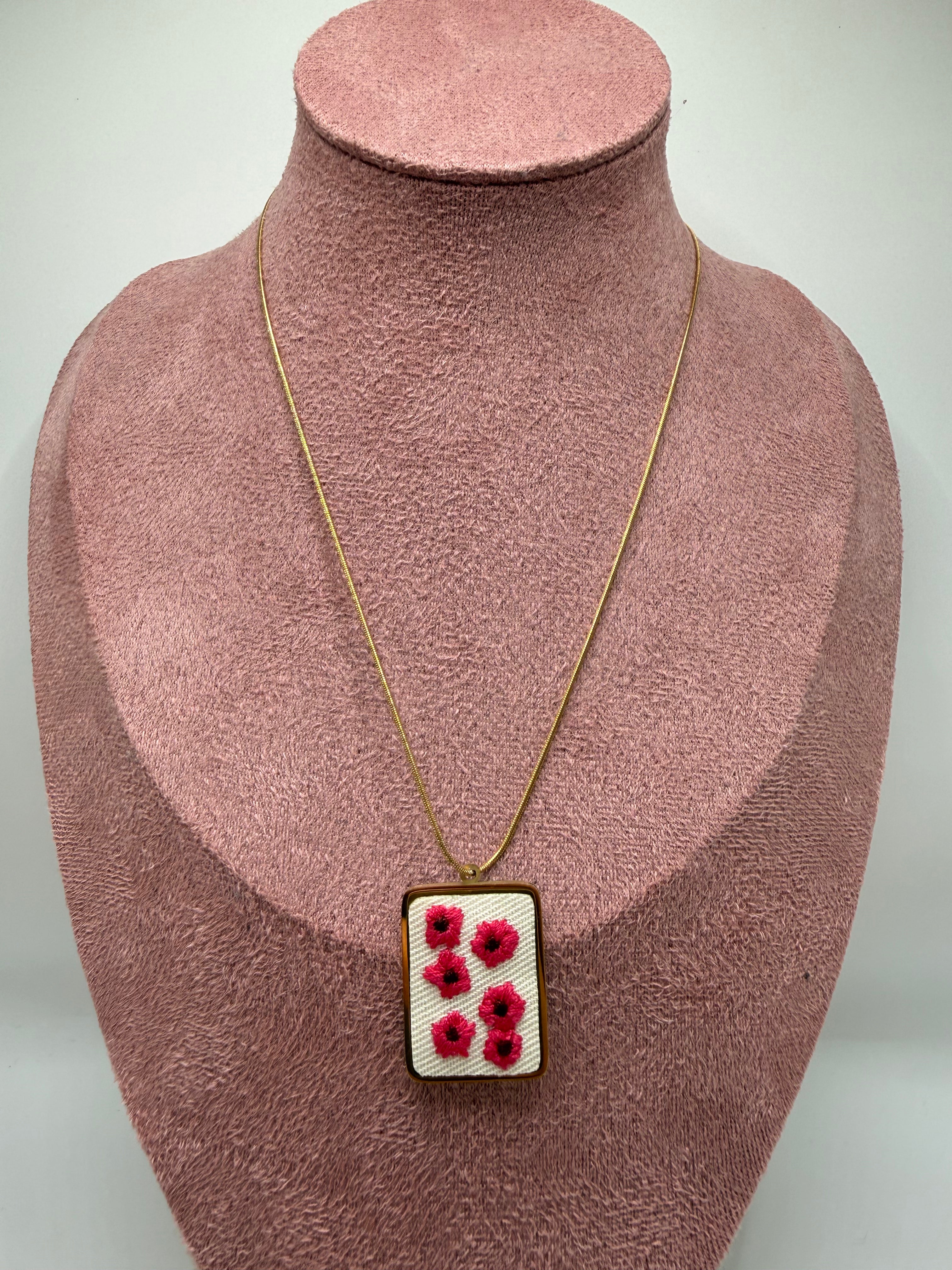 Charm COLLANA FIORI - FUCSIA